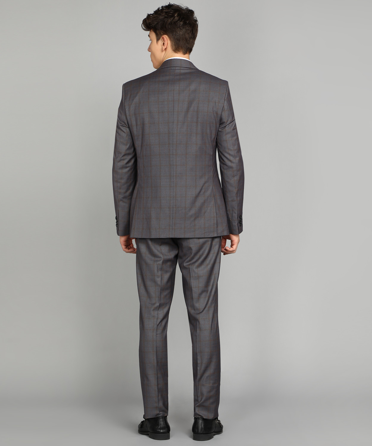 Image of Raymond 3 Piece Suit Checkered Men Suit