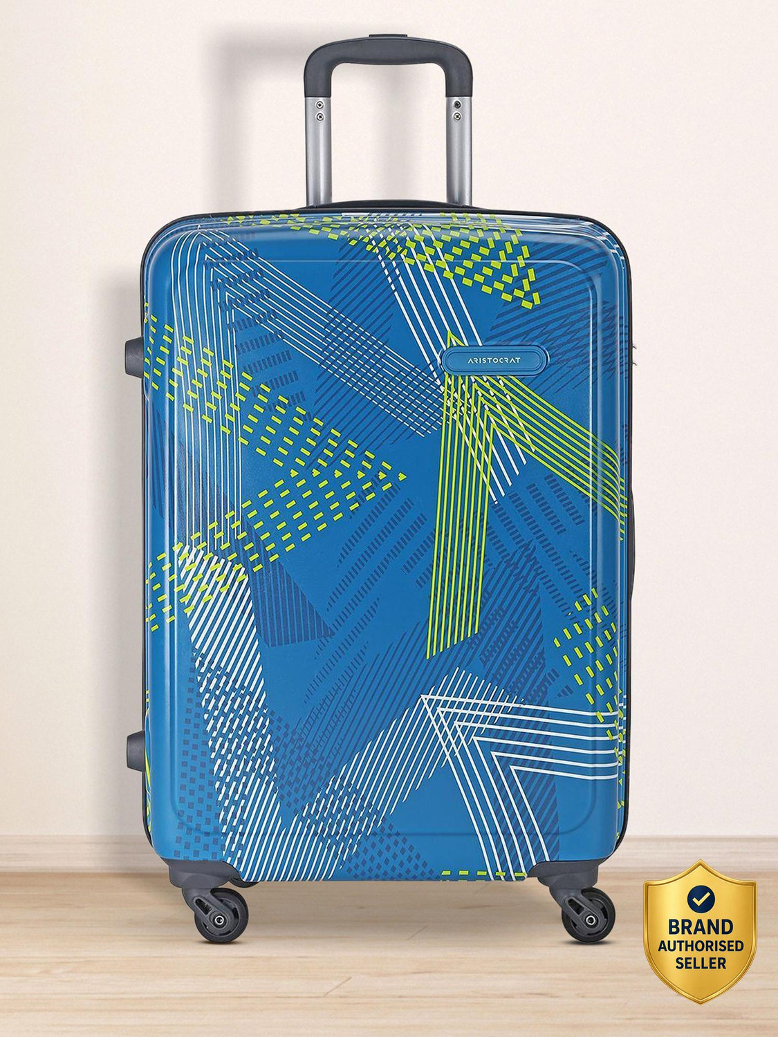 Medium Check-in Suitcase (66.5 cm) - DUAL EDGE STROLLY 65 360° DE-T-BLUE - Blue
