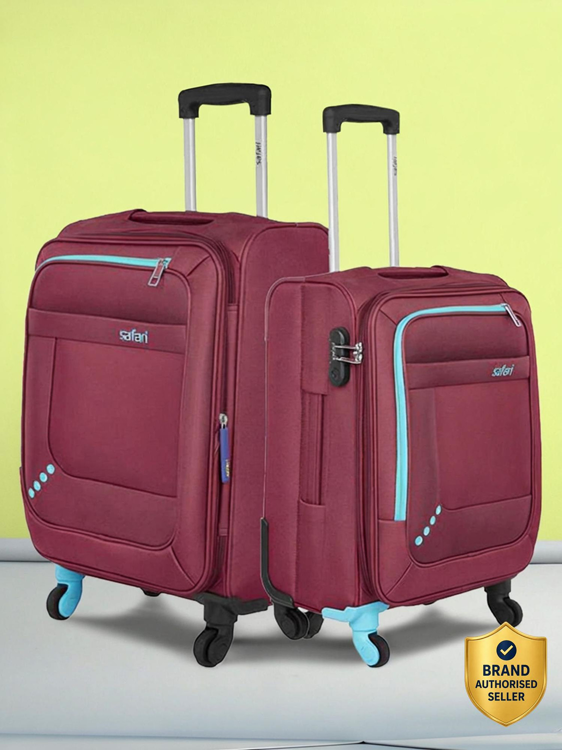 Soft Body Set of 2 Luggage - STAR Set Of 2 55/65 4W - Red