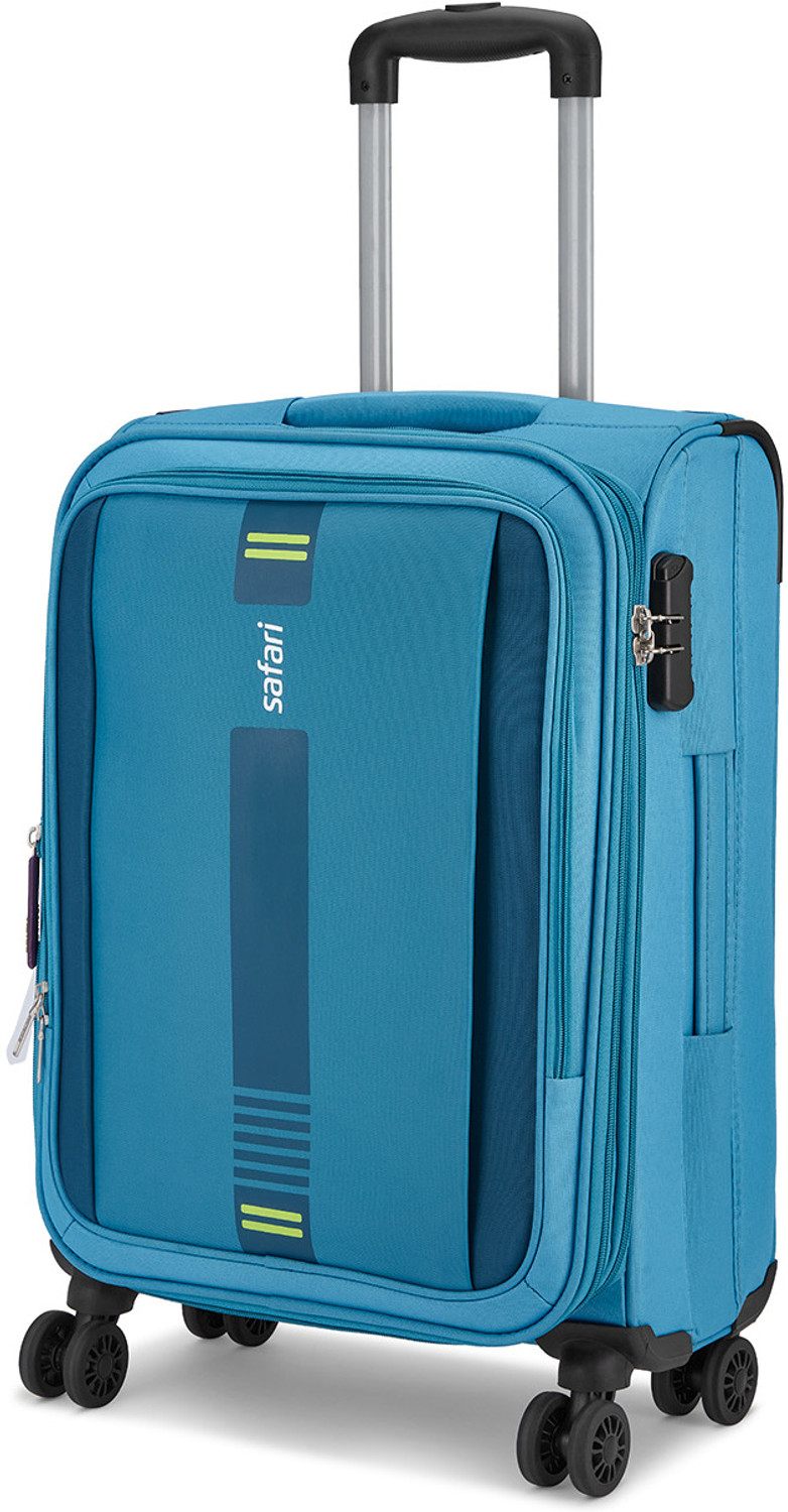 Image of SAFARI Small Cabin Suitcase (49 cm) 8 Wheels - Aviator 50 cm Cabin Overnighter Laptop pilot trolley bag,Hard case,360 Degree - Grey