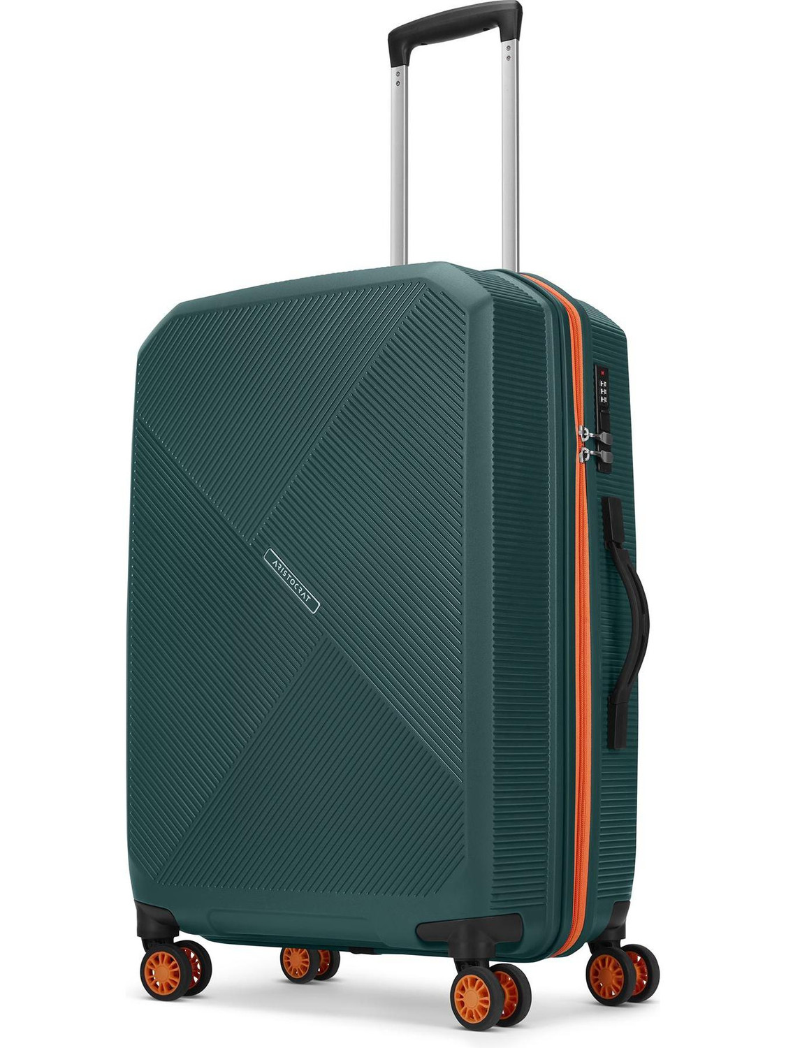 Image of ARISTOCRAT Hard Body Set of 2 Luggage 8 Wheels - Olympus Set of 2 (Medium 66cm | Large 77cm) - Trolley Bag - Green