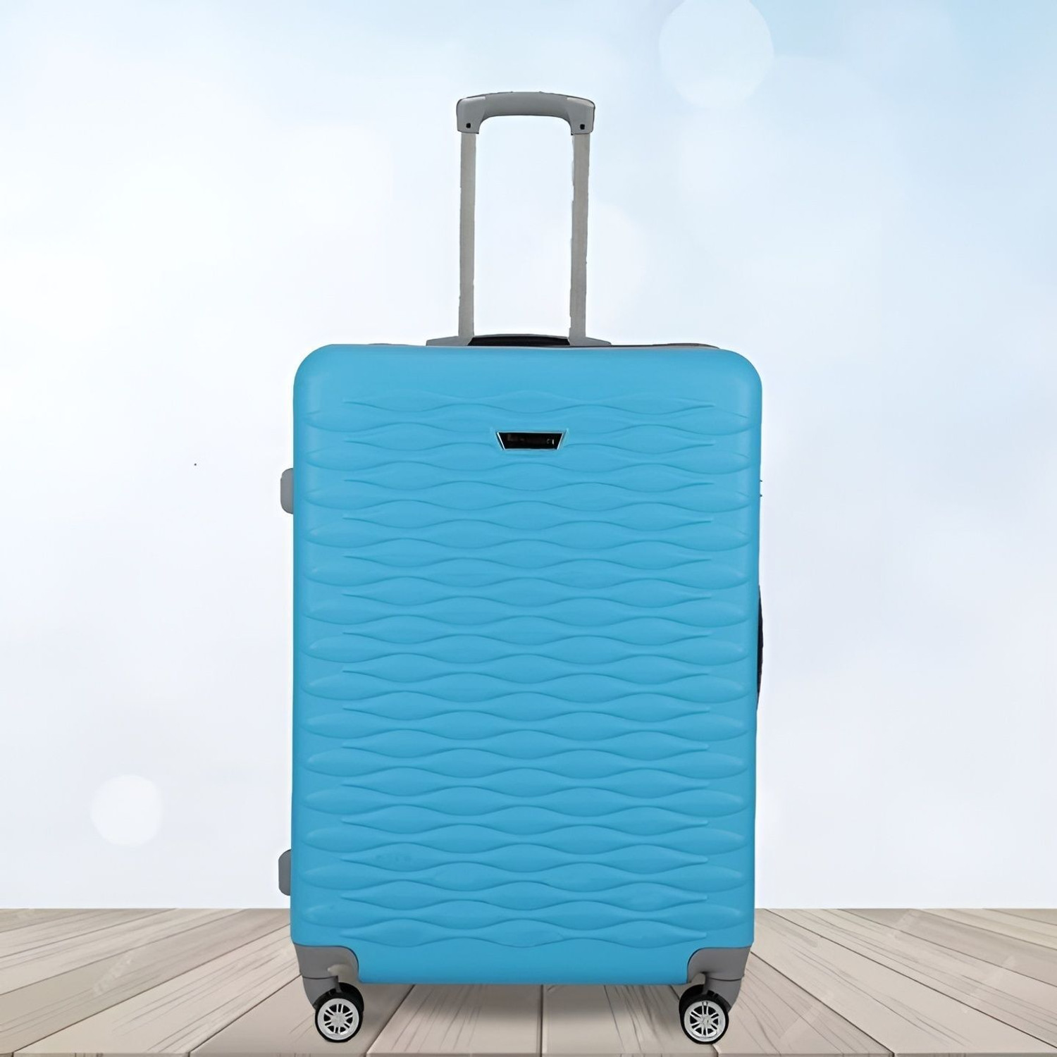 Image of VIP Large Check-in Suitcase (79 cm) 4 Wheels - Zapper - Blue