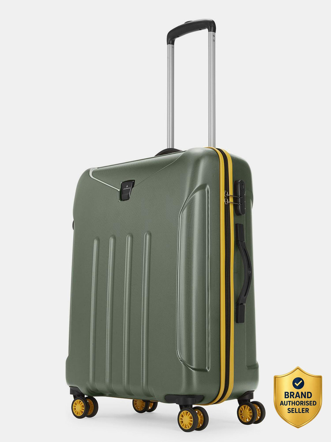 ARISTOCRAT Falcon Pro Polycarbonate | Trolley Bag With Combination Lock Check-in Suitcase 8 Wheels - 26 Inch