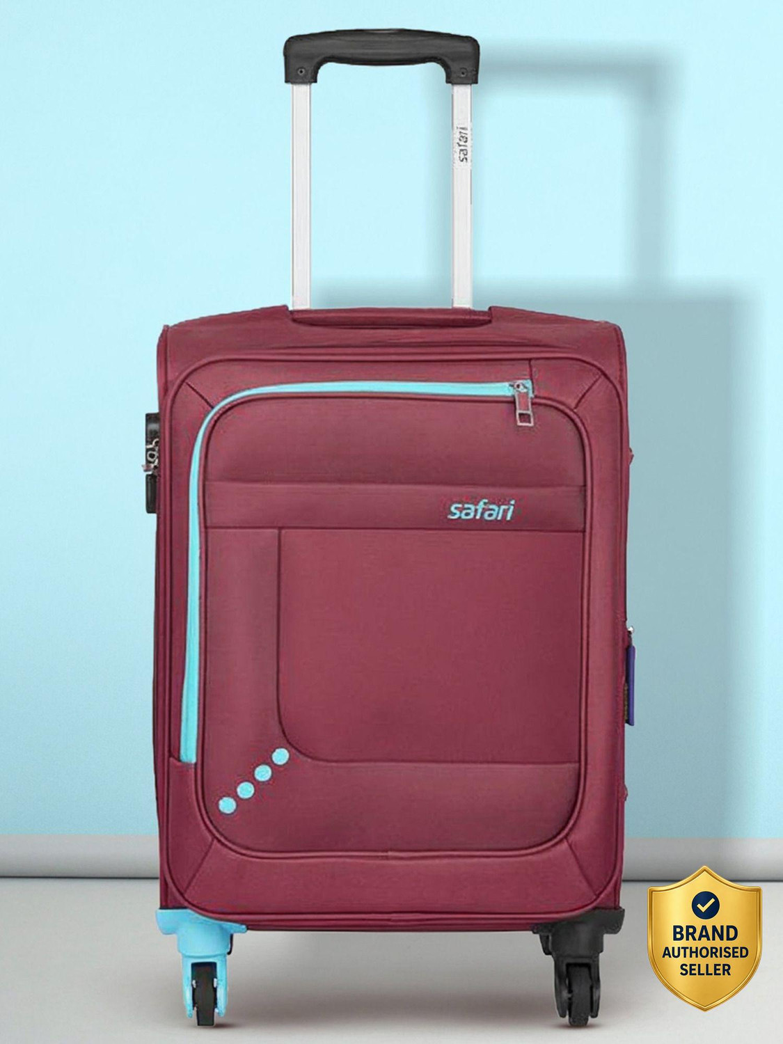 SAFARI STAR 65 4W RED Expandable  Check-in Suitcase - 26 inch