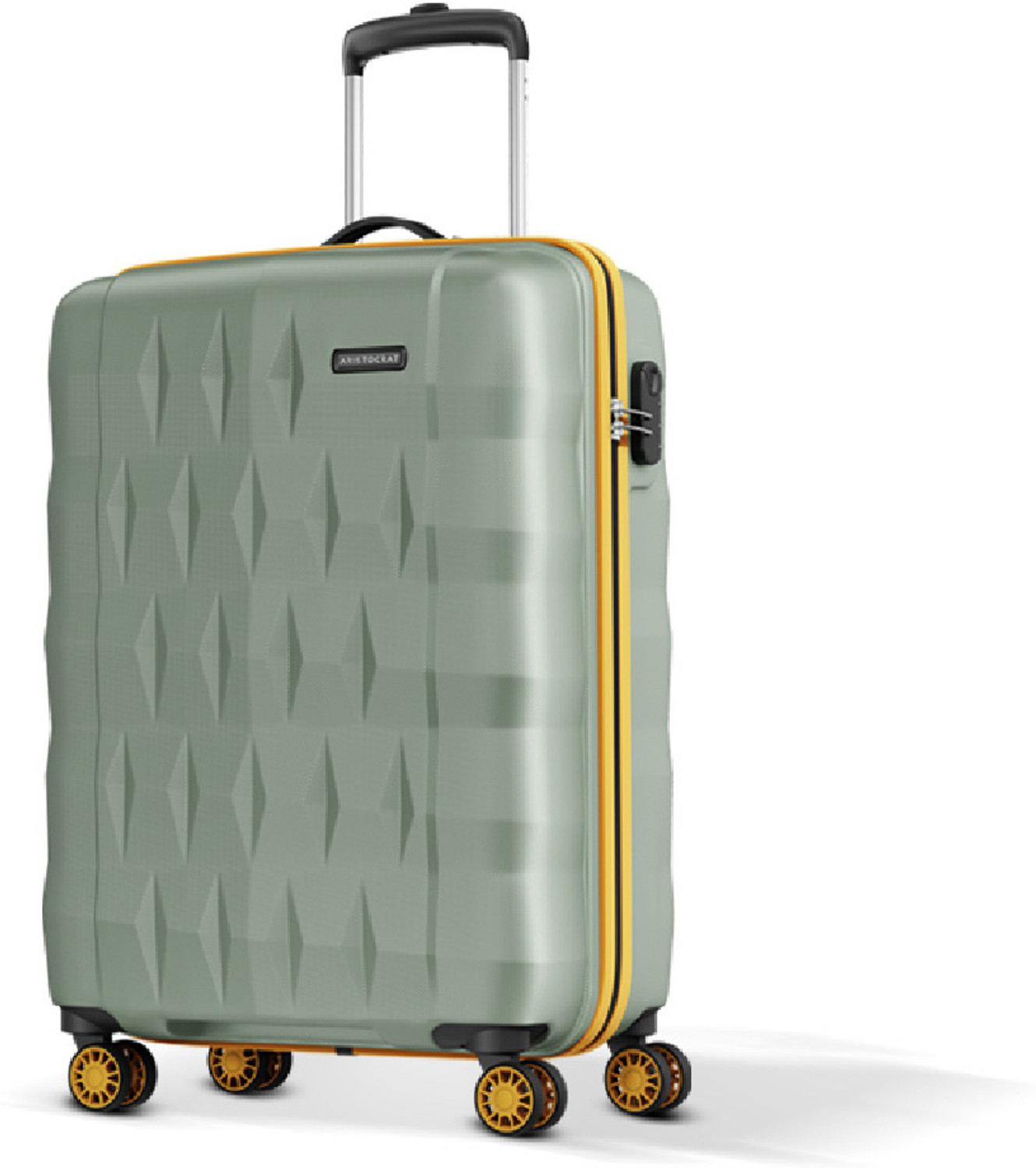 Aristocrat Comet 56cm Cabin Trolley Bag – 8‑Wheel Hard Suitcase