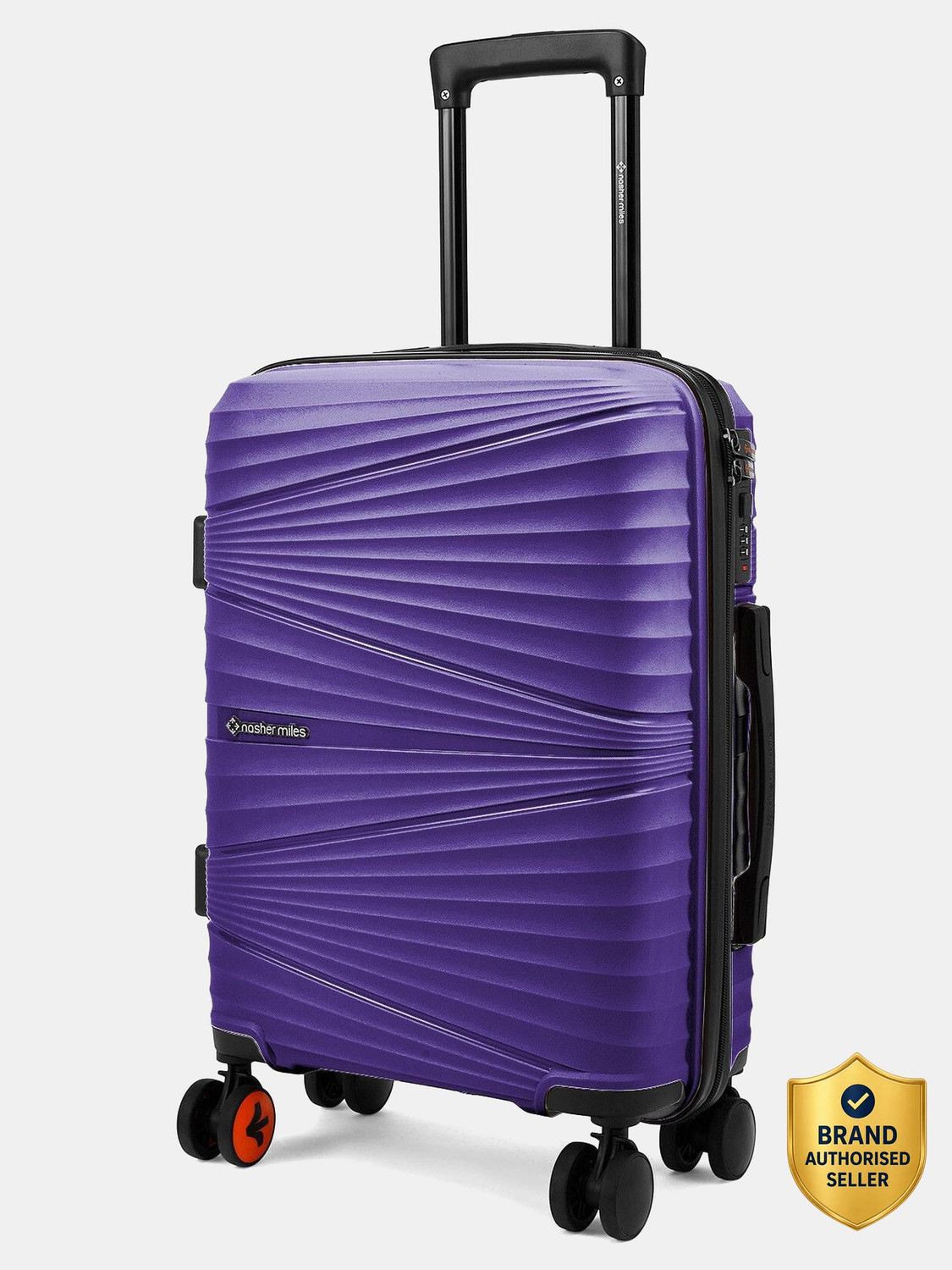 Small Cabin Suitcase (55 cm) - Mumbai Hard-sided Polypropylene Cabin Luggage Purple 20 inch |55cm Trolley bag - Purple