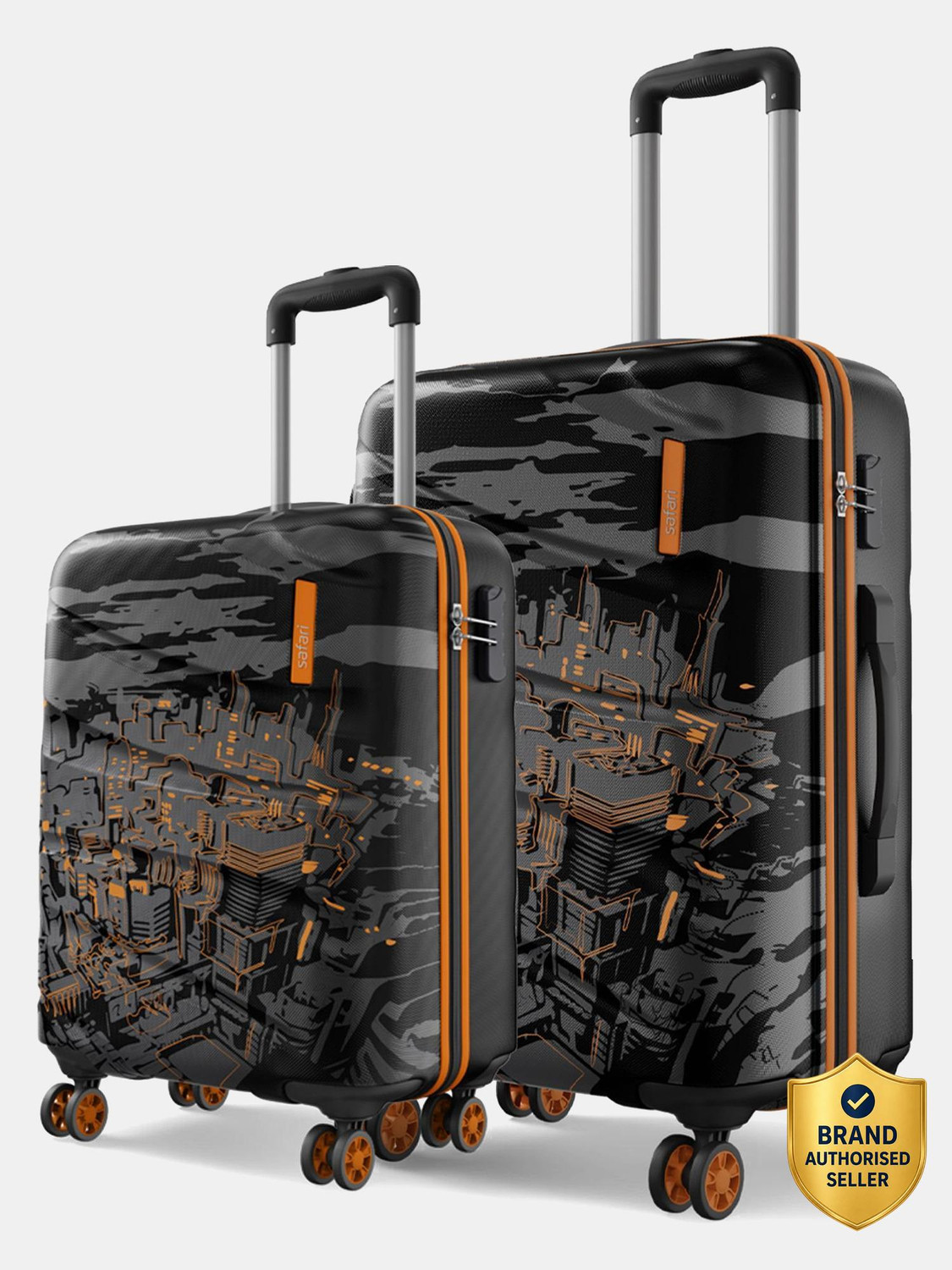 Image of SAFARI Medium Check-in Suitcase (66 cm) 4 Wheels - Vivid Plus Hard Trolley 65 cm (Electric Teal) - Teal
