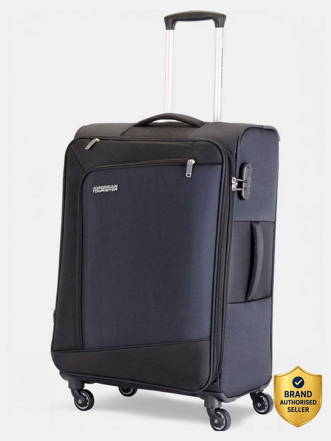 Large Check-in Suitcase (71 cm) - VERMONT SPINNER 70 CM BLACK - Black