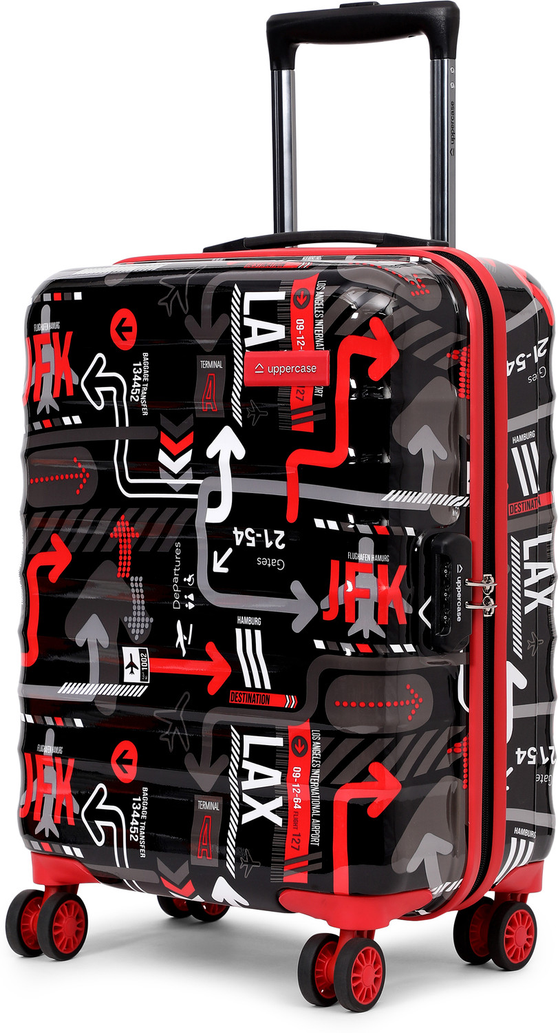 Image of Uppercase JFK Small Cabin 56cm Hardsided Trolley Bag Cabin Suitcase 8 Wheels - 22 inch