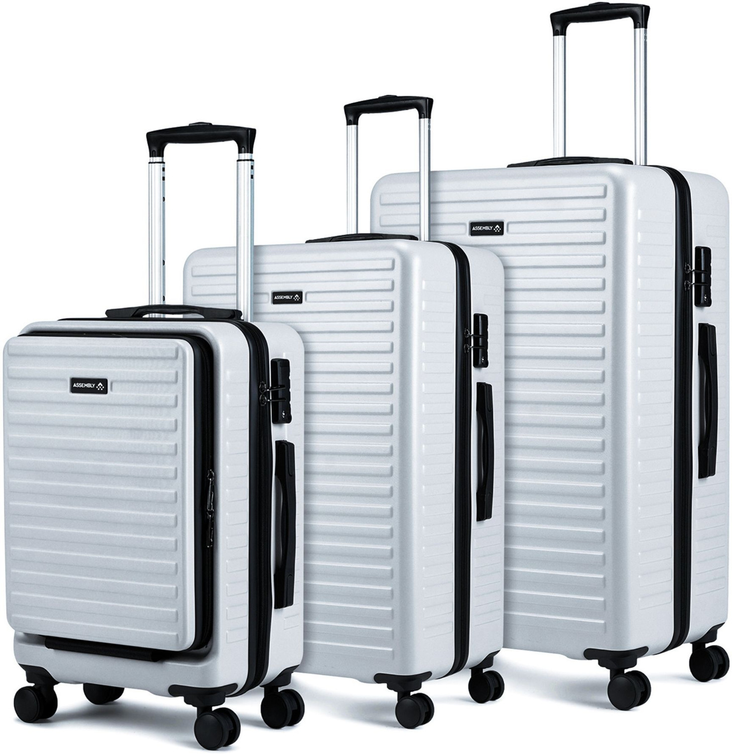 Assembly Luggage Trolley Bag Combo 3 Set Cabin Trolley Medium