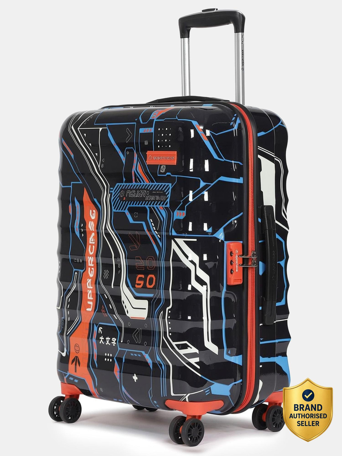 Uppercase Cyber Punk Medium Check-in 66cm Hardsided Trolley Bag Check-