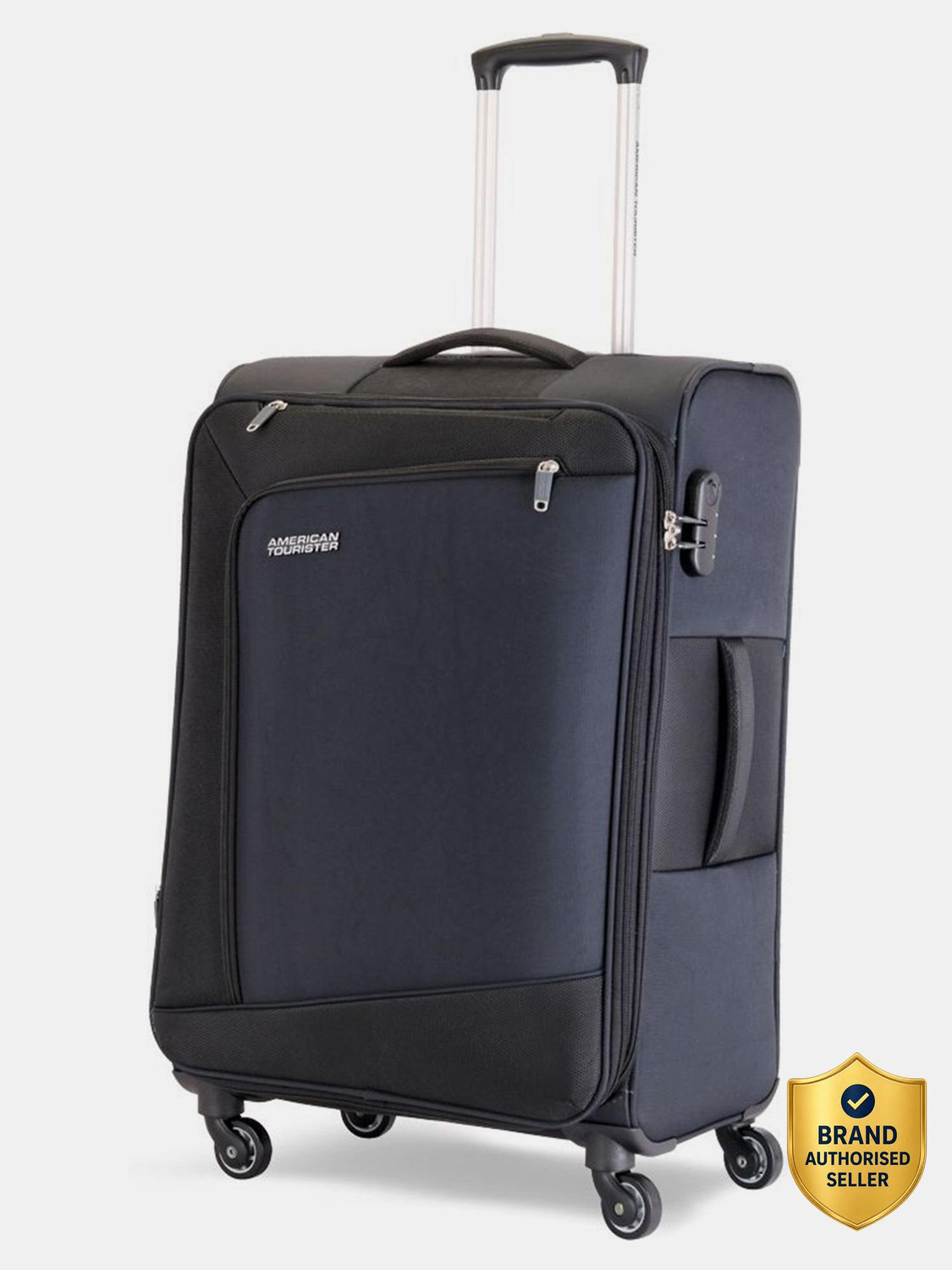 Small Check-in Suitcase (58 cm) - AMT VERMONT SP 58 CM BLACK - Black