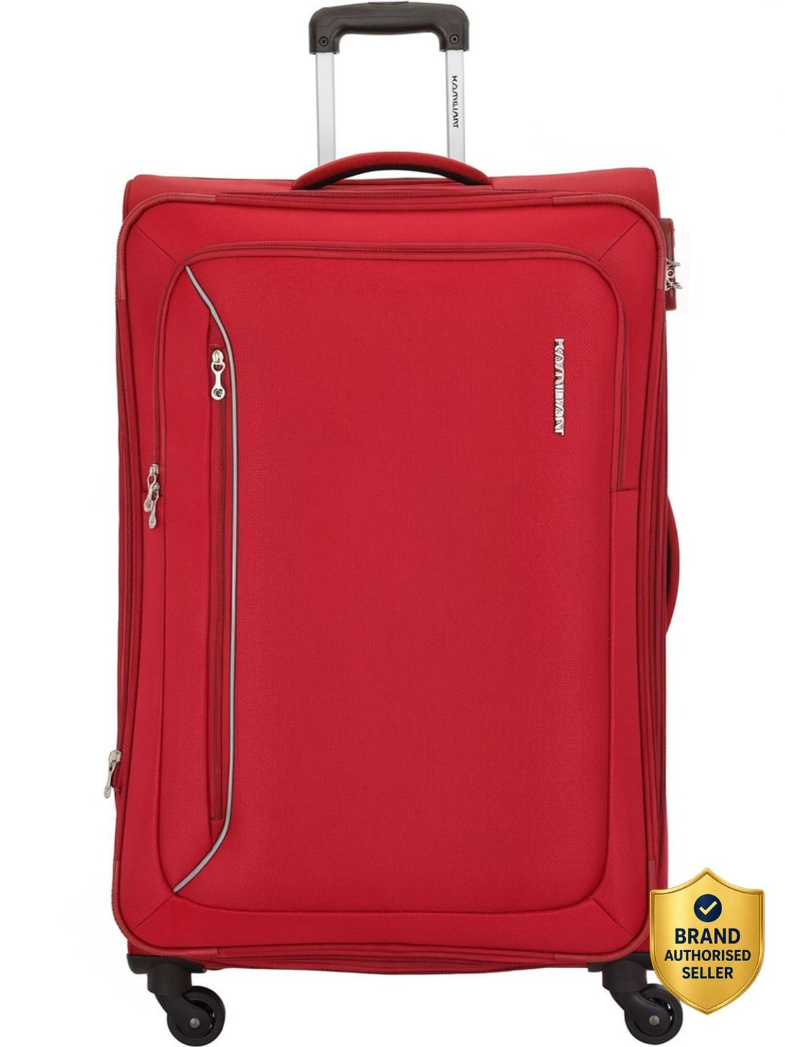 Image of SAFARI Large Check-in Suitcase (81 cm) 8 Wheels - Suitcase trolley bag with 360 Wheeling 8 Wheeler, Secure Zipper - Blue