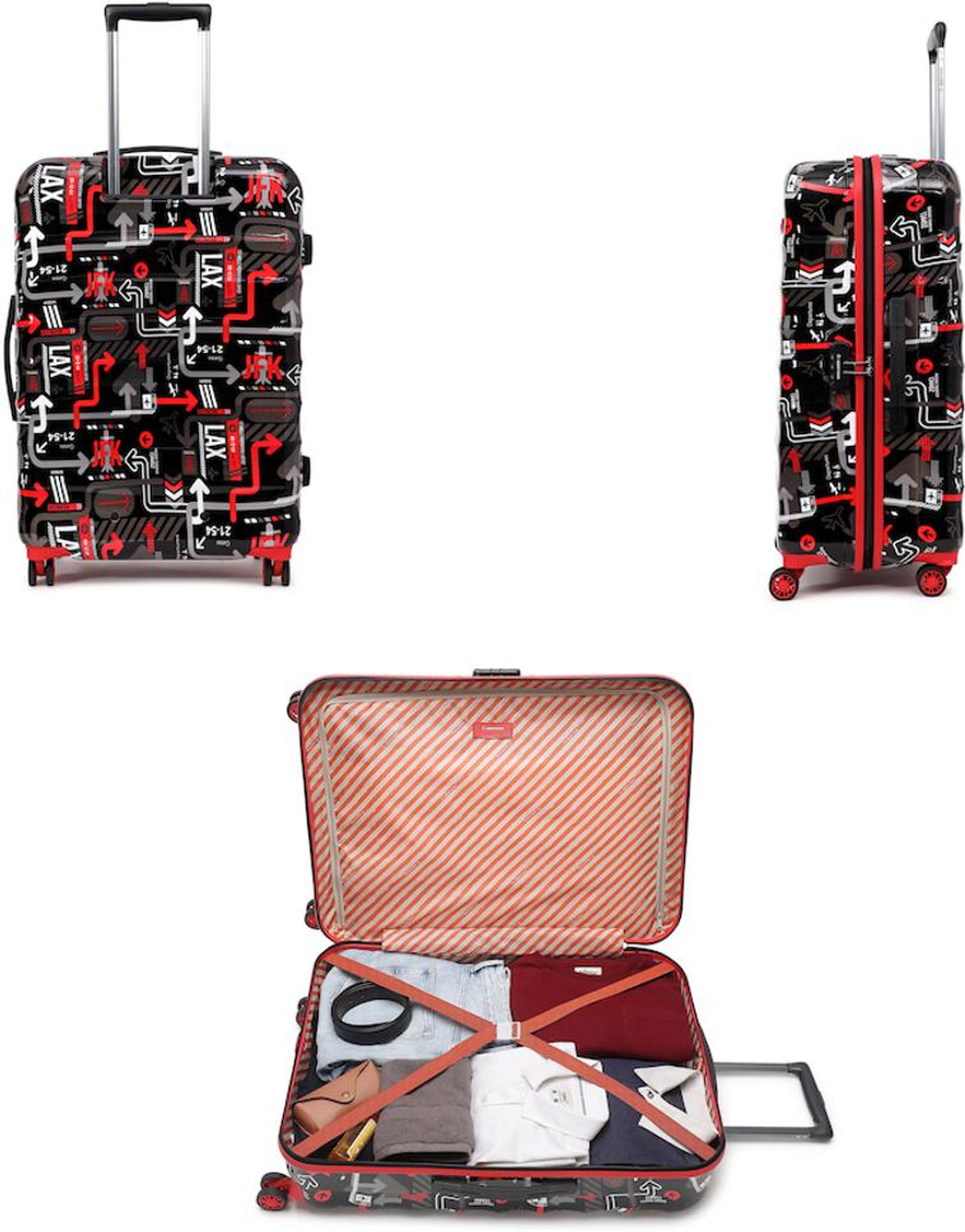 Image of Uppercase JFK Large Check-in 76cm Hardsided Trolley Bag Check-in Suitcase 8 Wheels - 30 inch