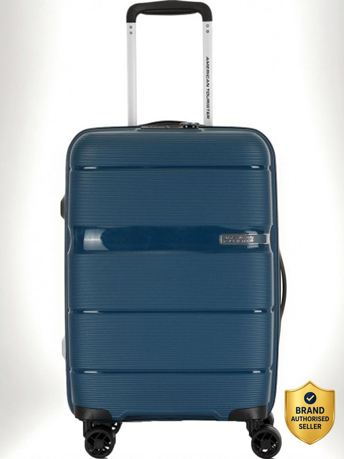AMERICAN TOURISTER Linex 55 cm Small Hardsided Polypropylene Cabin Suitcase Expandable Cabin Suitcase 8 Wheels - 22 Inch