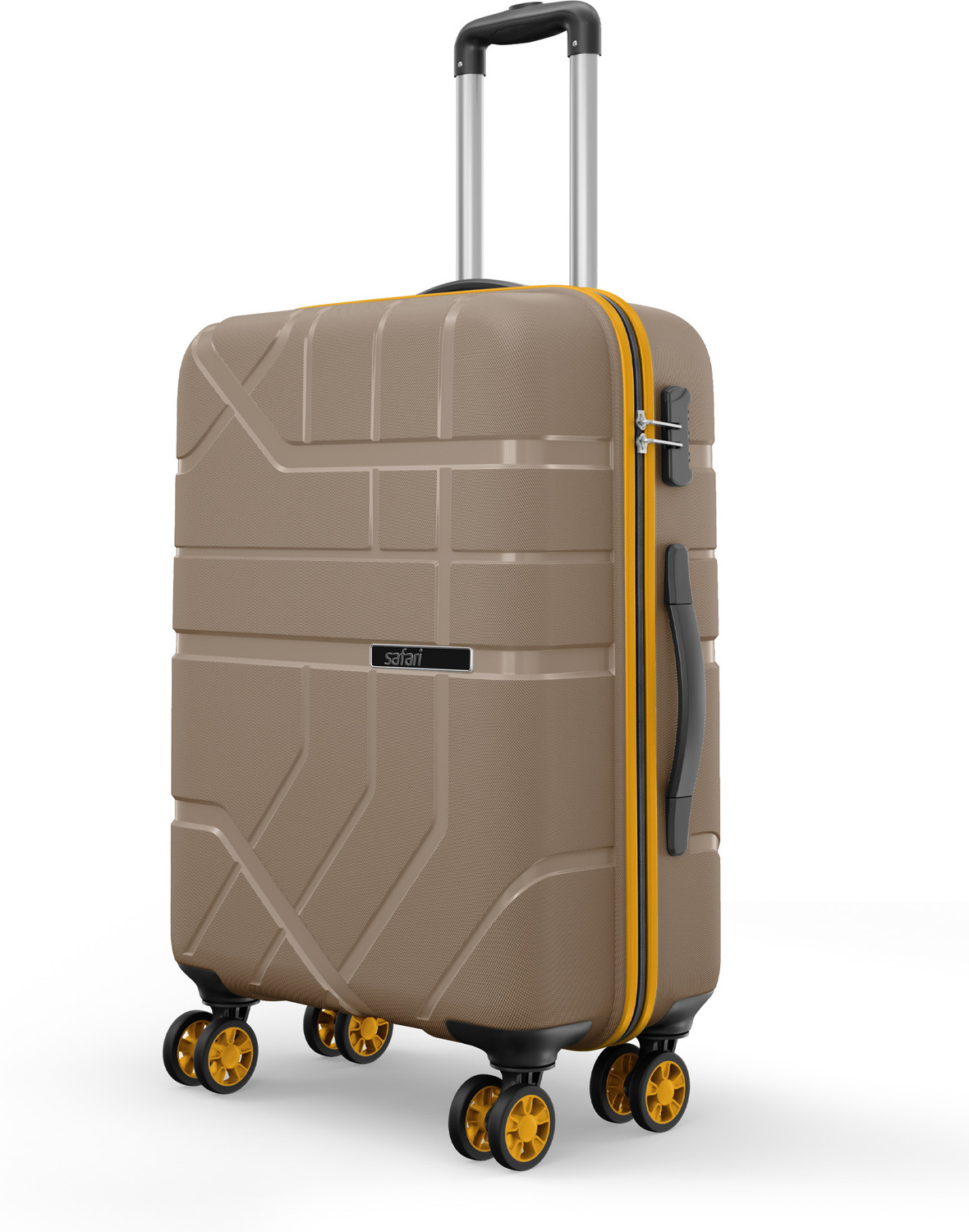 Medium Check-in Suitcase (65 cm) 8 Wheels - Broadway - Brown