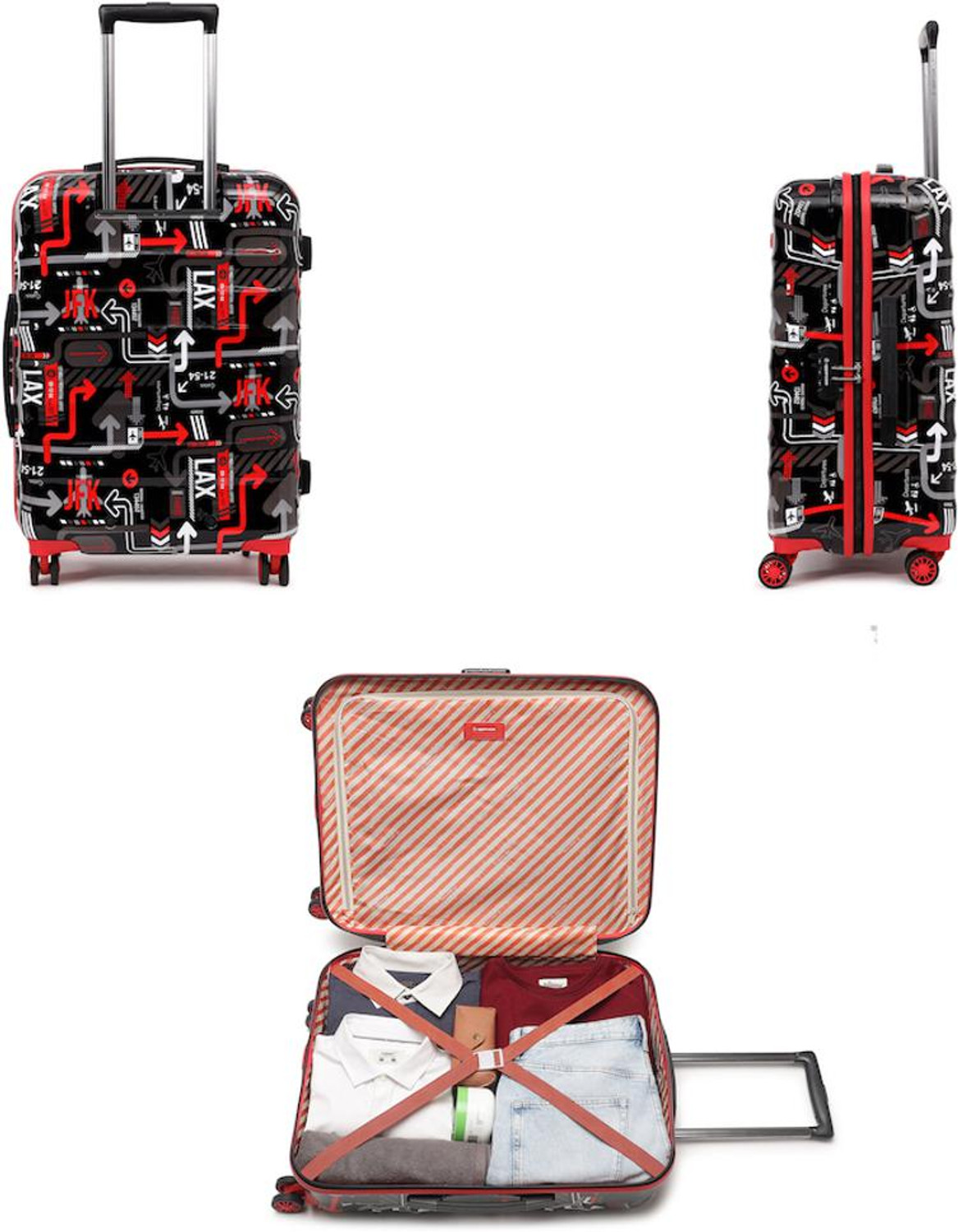 Image of Uppercase Medium - 66cm Hardsided Trolley Bag Check-in Suitcase 8 Wheels - 26 inch