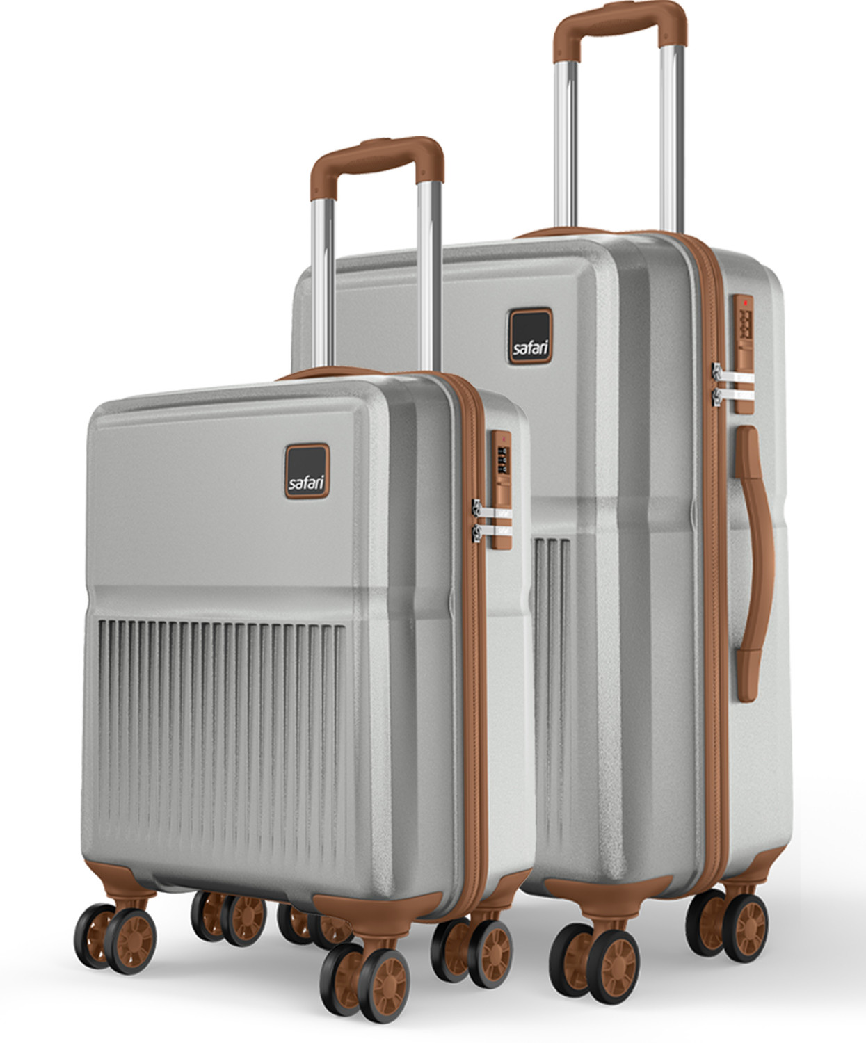 Image of SAFARI Medium Check-in Suitcase (66 cm) 4 Wheels - Vivid Plus Hard Trolley 65 cm (Electric Teal) - Teal