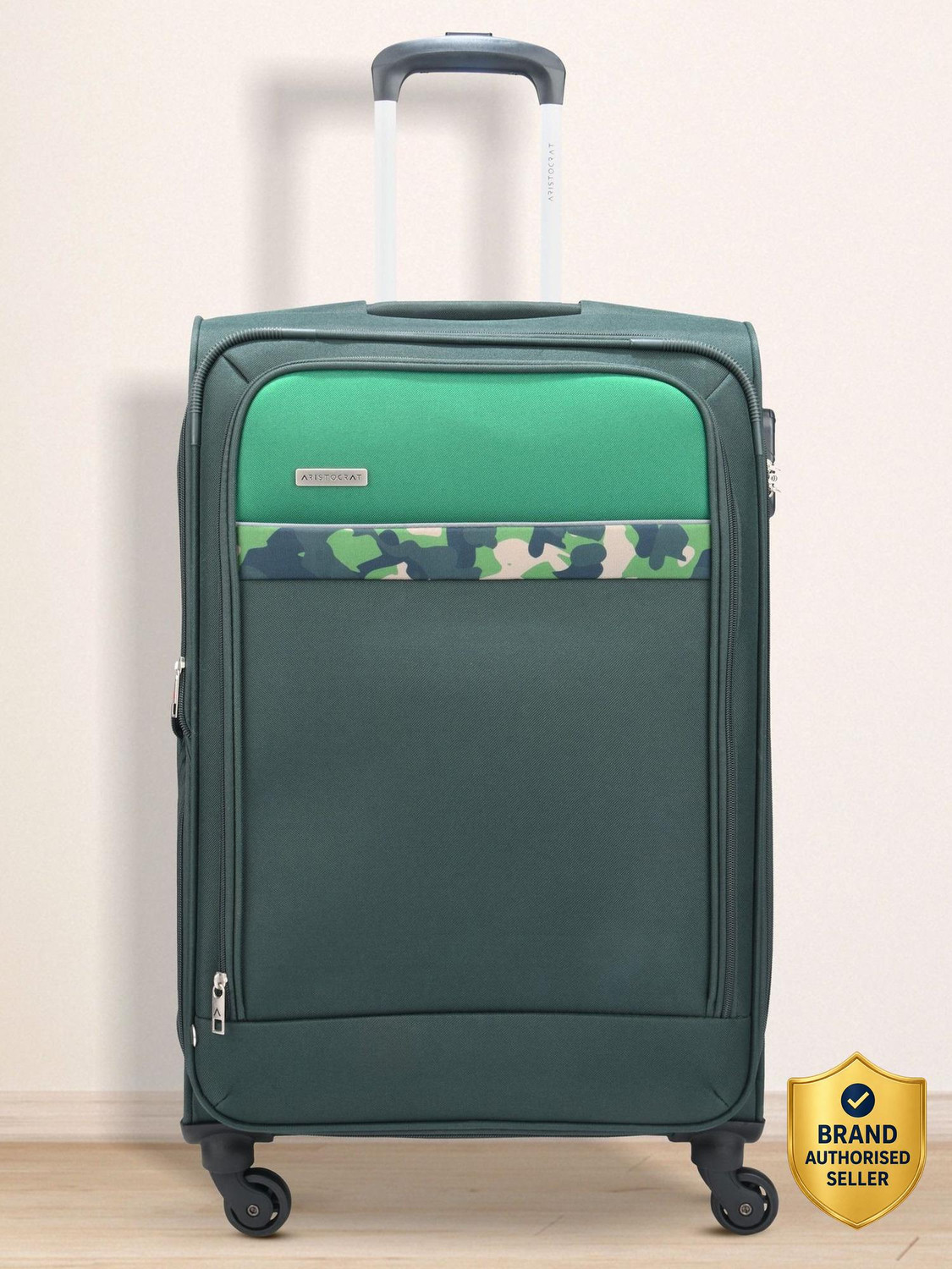 ARISTOCRAT Commander 4W Strolly (E) 69 Forest Green Expandable  Check-in Suitcase - 27 Inch