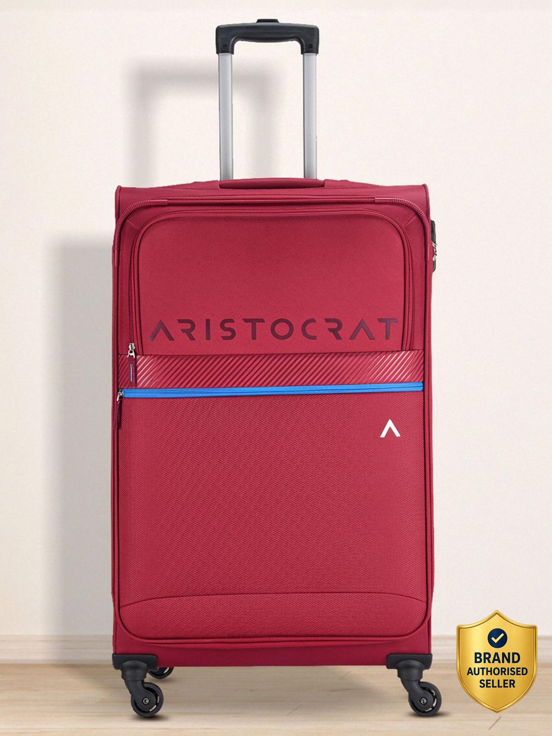 Medium Check-in Suitcase (69 cm) - Brezza 4W Strolly (E) 69 Red - Red