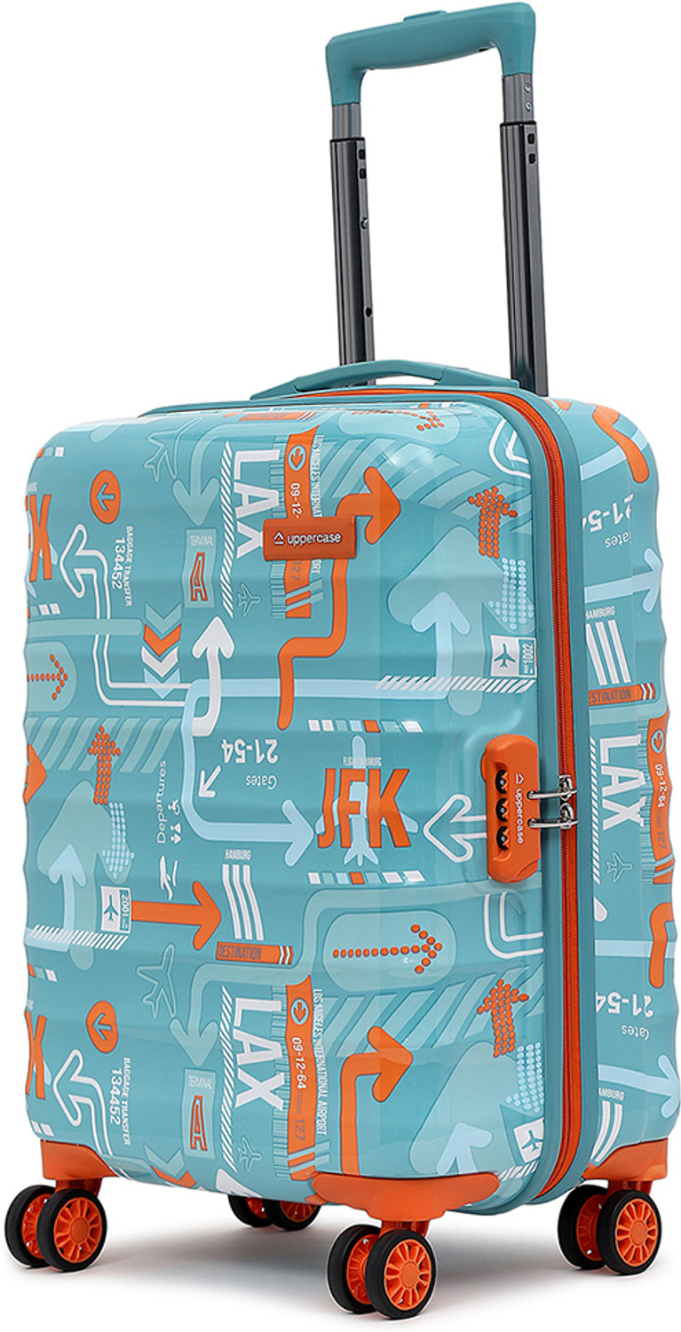 Image of Uppercase JFK Small 56cm Hardsided Trolley Bag Cabin Suitcase 8 Wheels - 22 inch