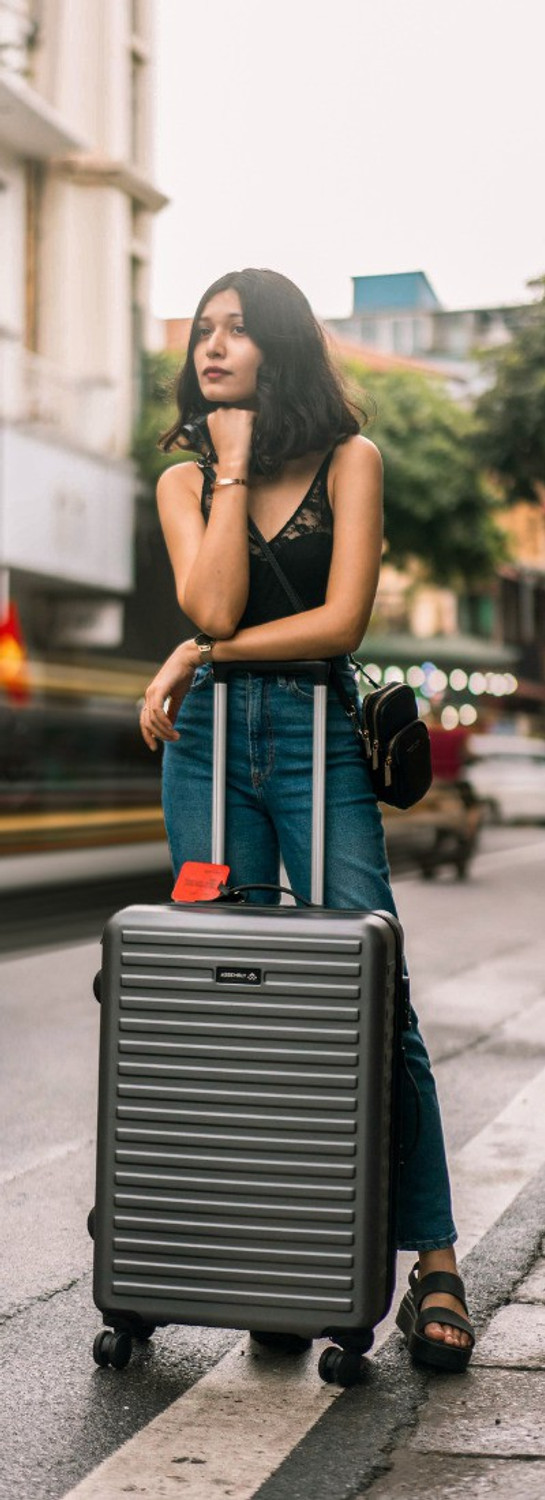 Assembly Luggage Premium Hard-sided Polycarbonate Check-in Luggage ...