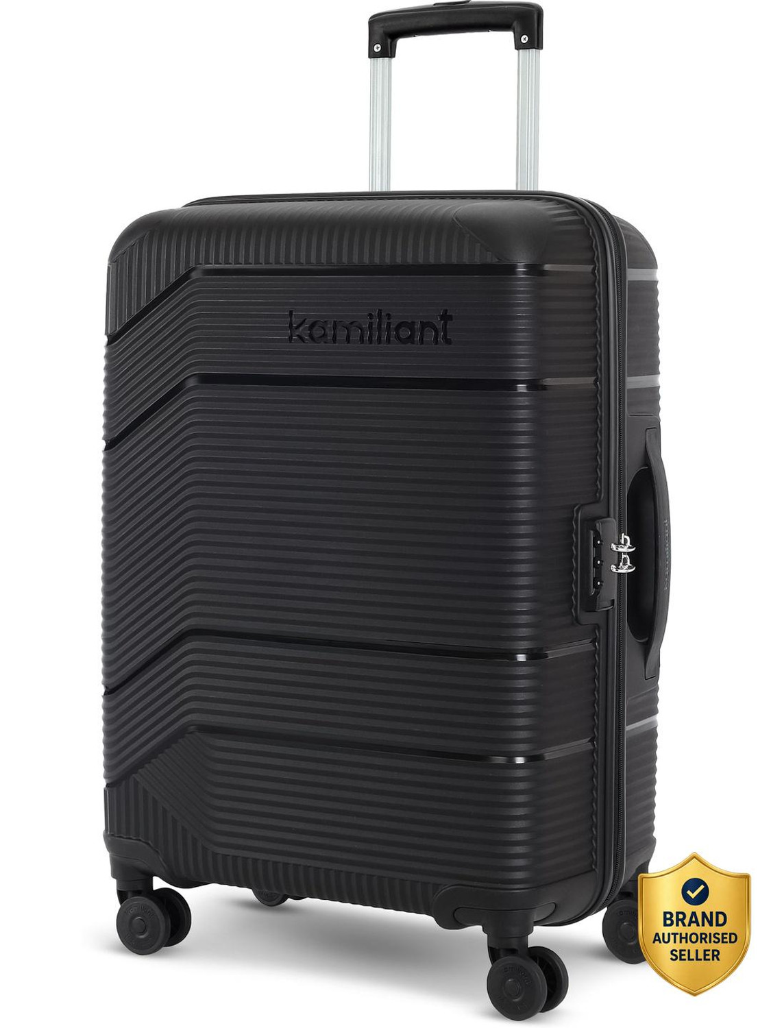 Medium Check-in Suitcase (66 cm) 8 Wheels - ARMOR - Black
