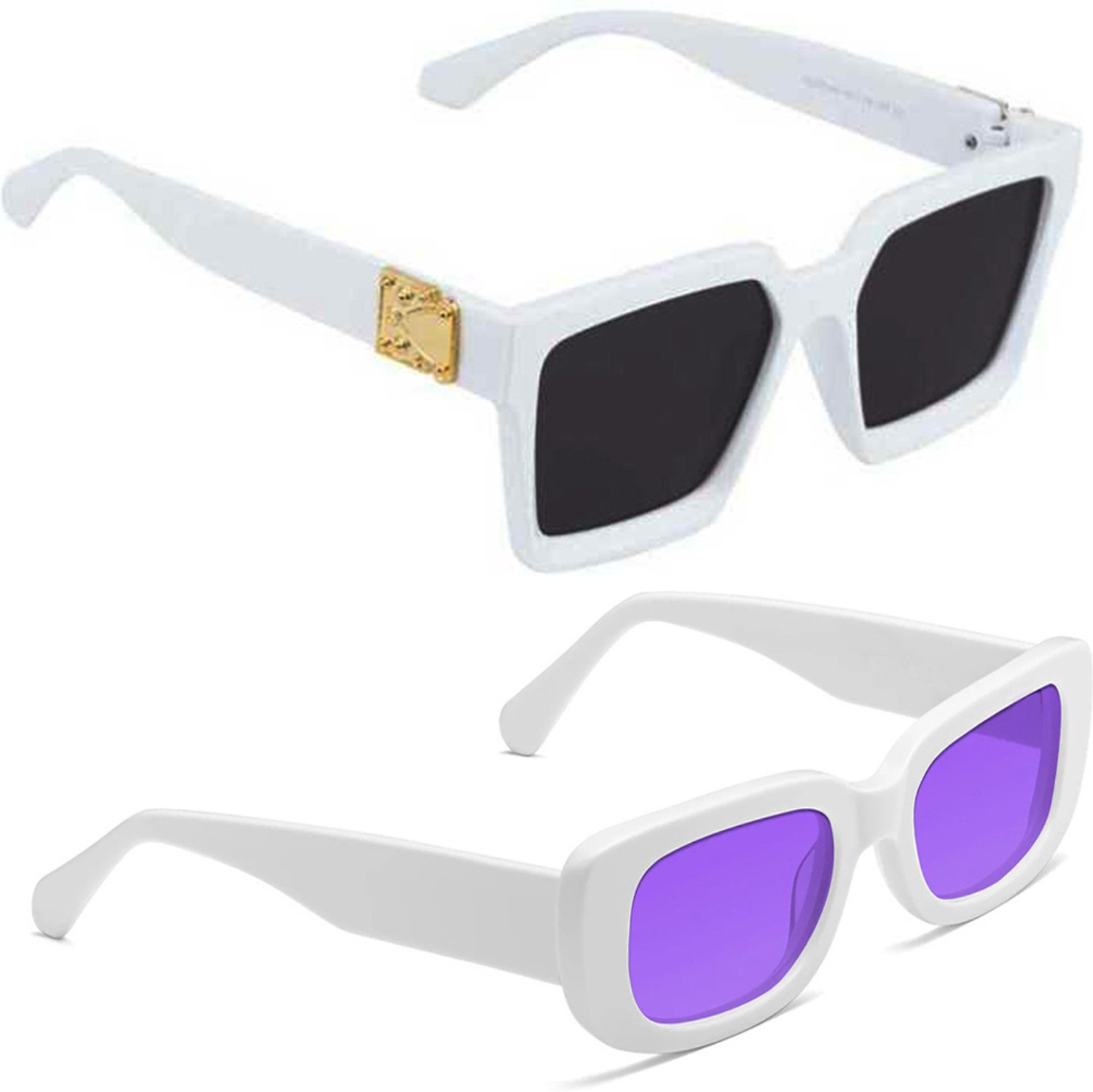 Image of ELLIGATOR Cat-eye, Retro Square, Oval, Round Sunglasses