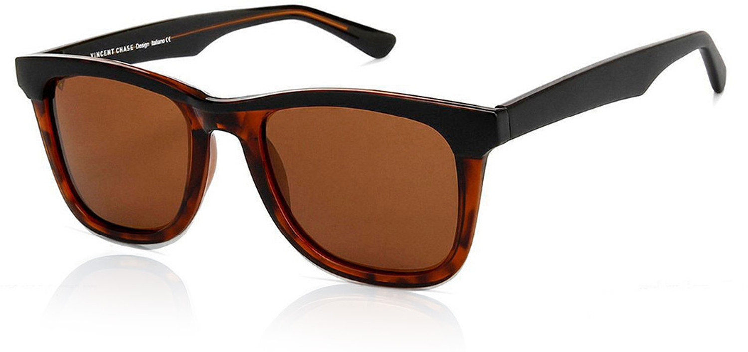 by Lenskart UV Protection Wayfarer Sunglasses (51)  (For Men &amp; Women, Brown)