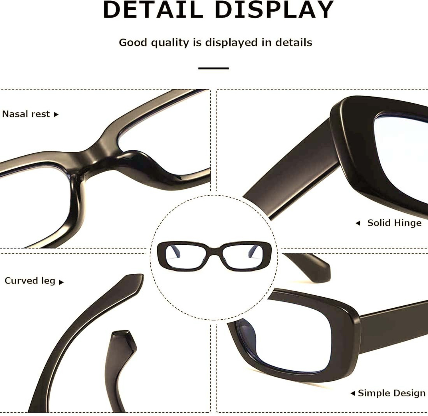 Image of ELLIGATOR Cat-eye, Retro Square, Oval, Round Sunglasses