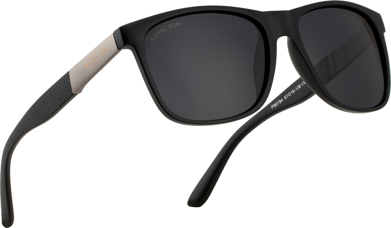 Polarized, UV Protection Wayfarer, Retro Square Sunglasses (57)  (Fo