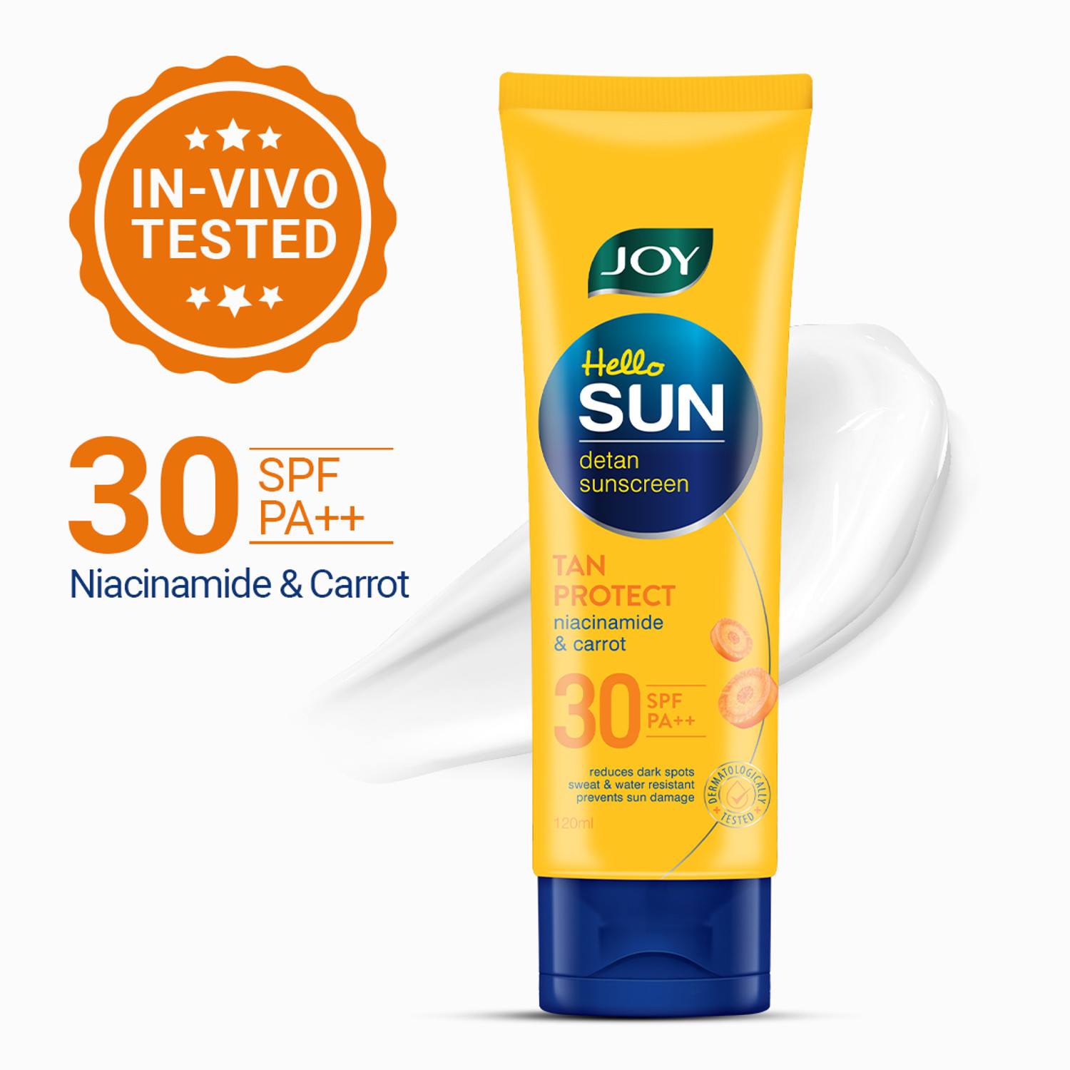 Joy Hello Sun SPF30 SunBlock Lotion 120ml – Anti‑Tan, PA++