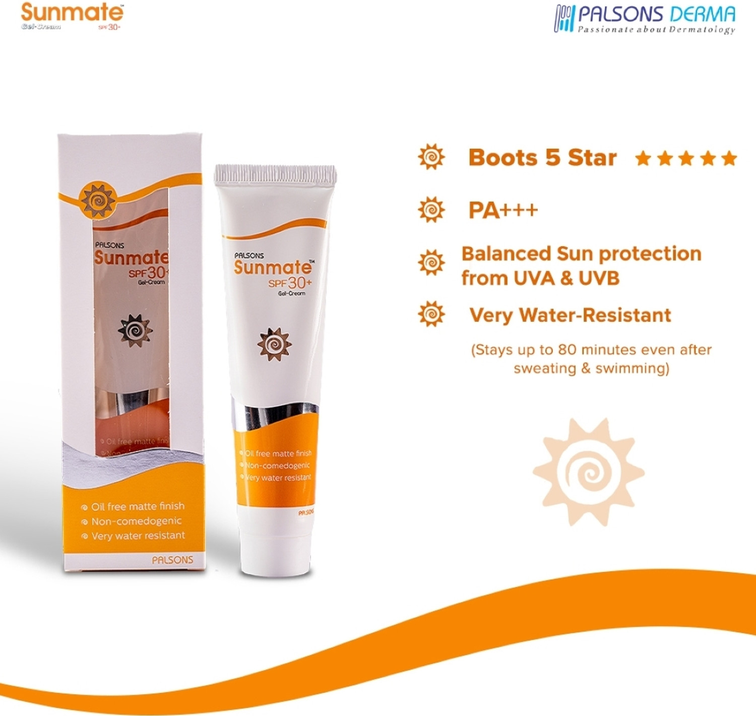 Image of Sunmate Sunscreen - SPF 50 PA+++ Gel Cream SPF 30+ Sunscreen (50 g)