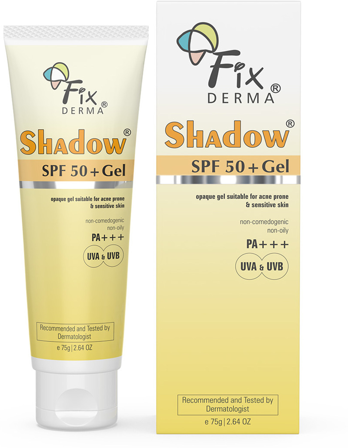 Fixderma Shadow 50+ Gel 75g - SPF 50 PA+++