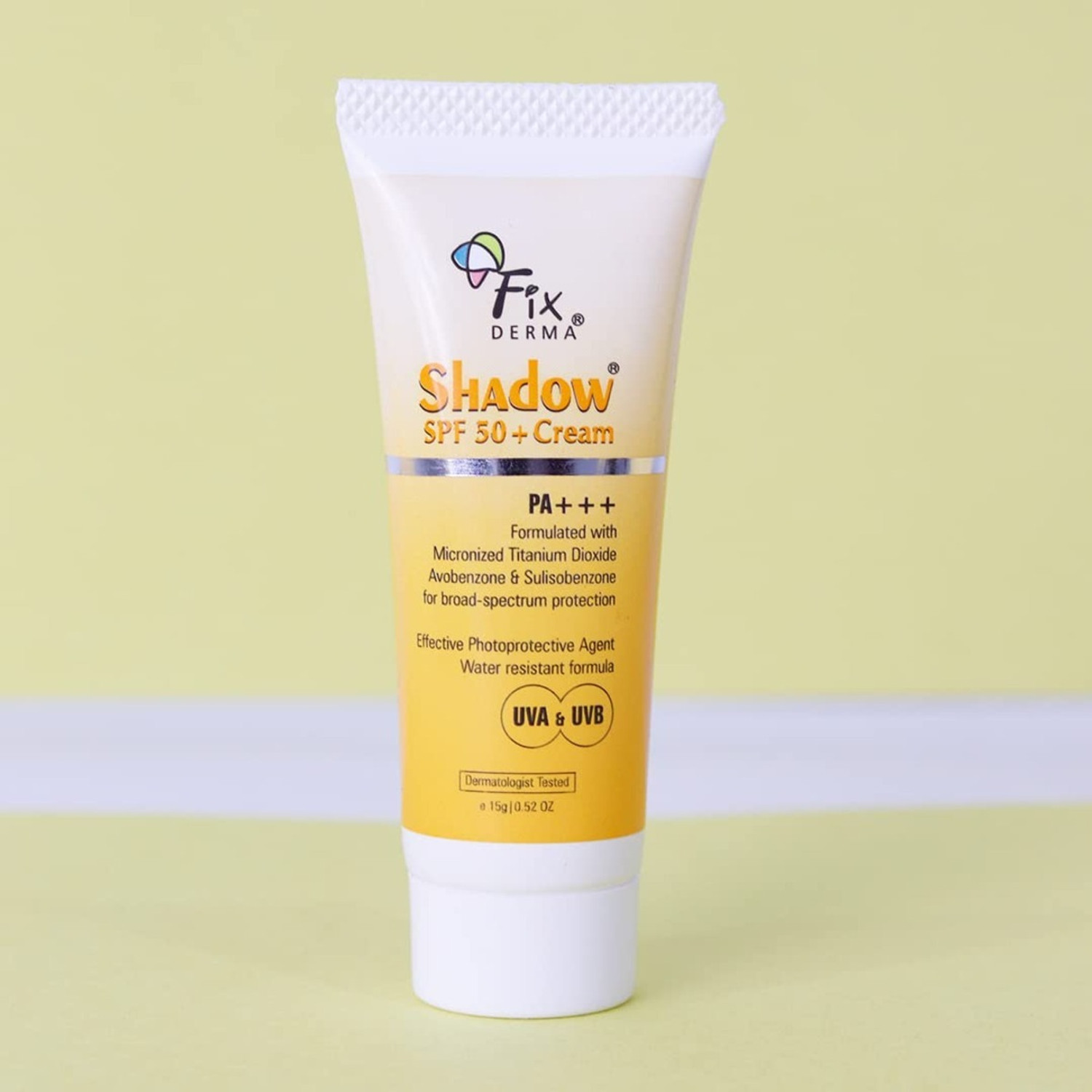 Image of Fixderma Sunscreen - SPF 50 PA+++ Shadow Sunscreen SPF 50+ Cream, for Dry Skin UVA UVB Protection