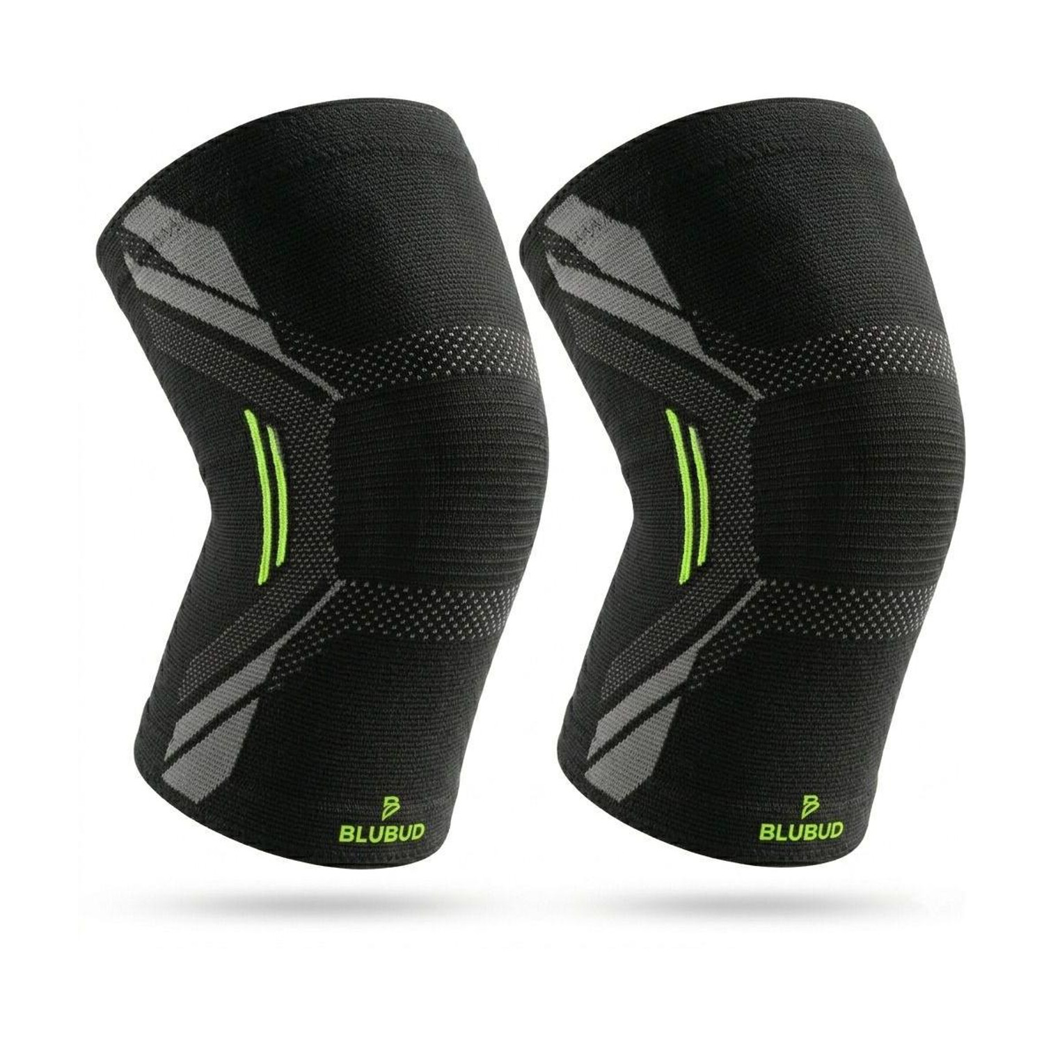 Image of AGEasy (Max Group) Comfort Knee Cap, Anti-Slip Cotton Lining, Knee Pain Support Knee Support (Black, Red)