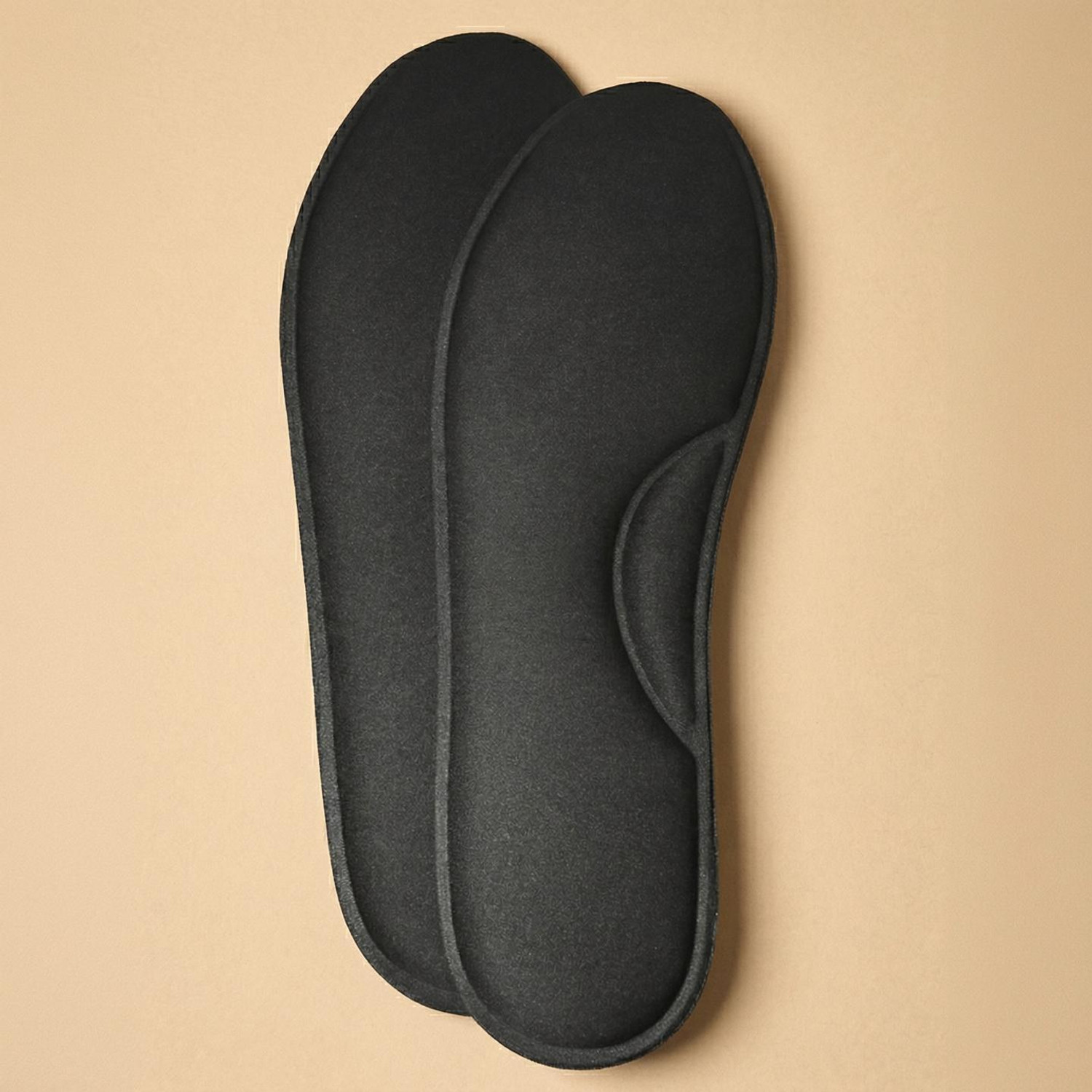 Image of ASTARZ Memory Foam Shoe Insoles Comfortable Insoles Supports Heel Insole (Black)