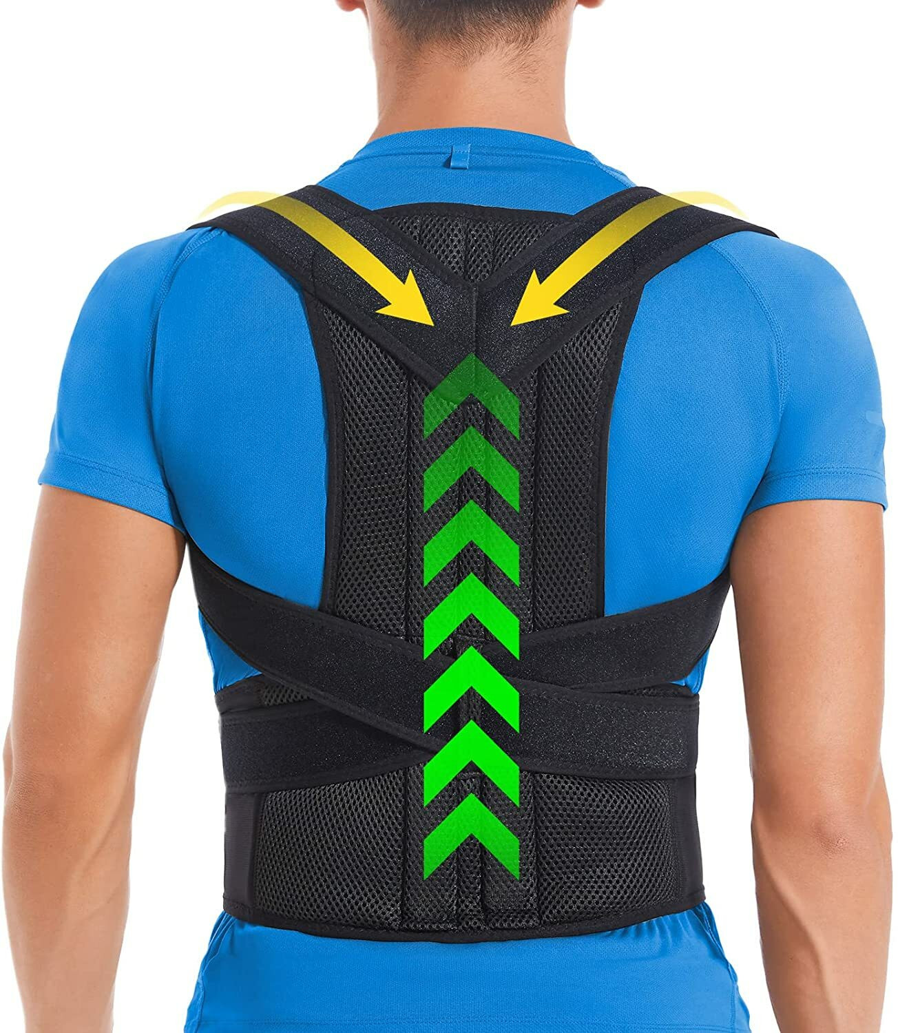 Image of ZCAREPHARMA Belt for men and women for back pain Back Support Posture Corrector