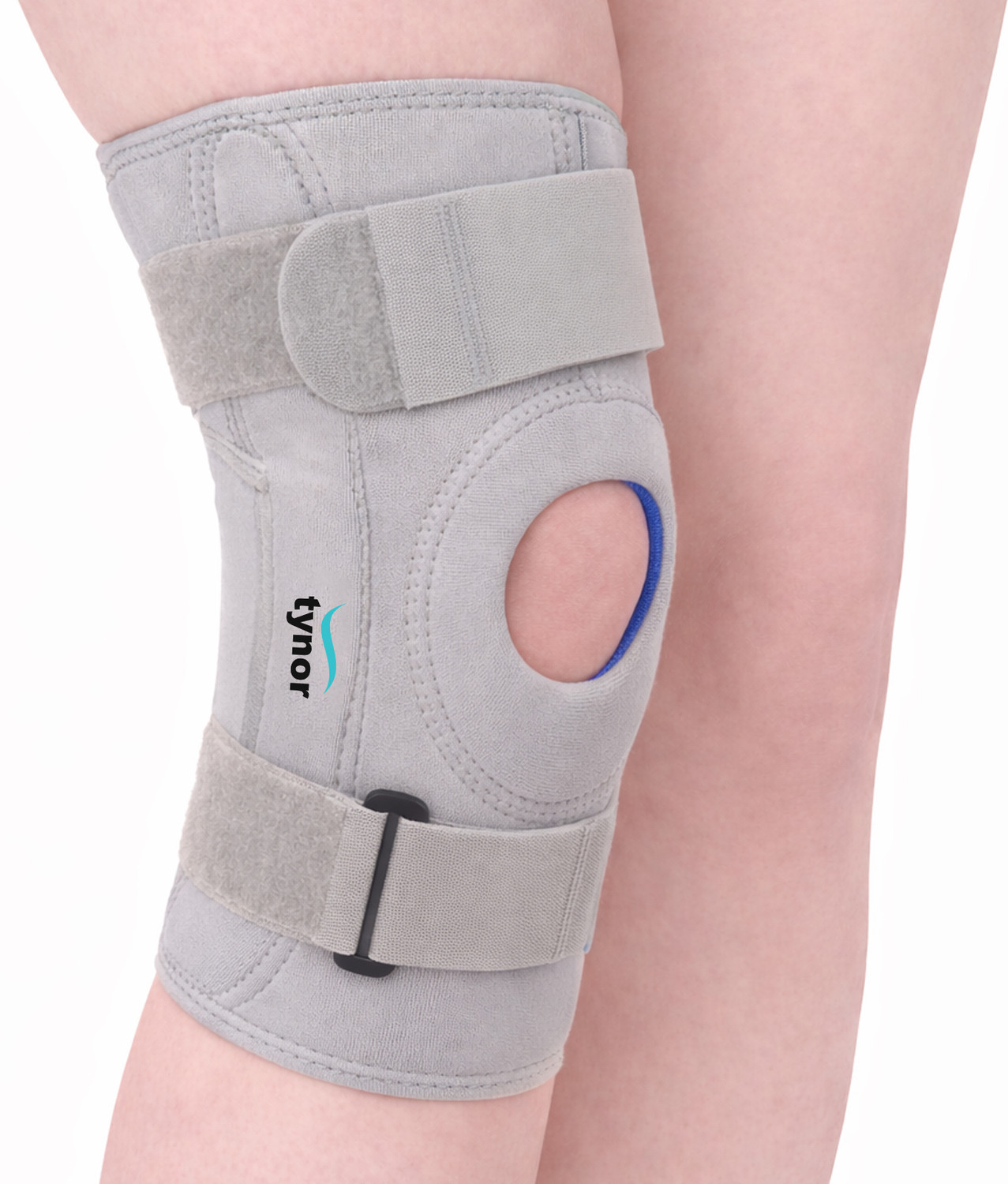 TYNOR Knee Support Hinged (Neoprene), Grey, Medium, 1 Unit Knee Support