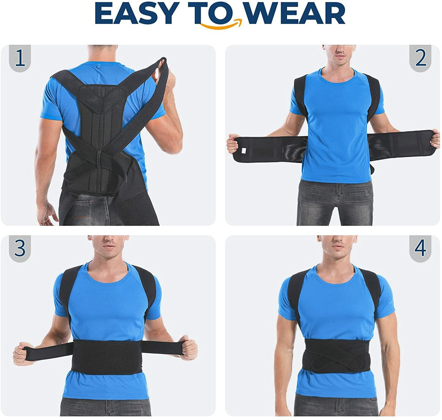 Image of ZCAREPHARMA Belt for men and women for back pain Back Support Posture Corrector