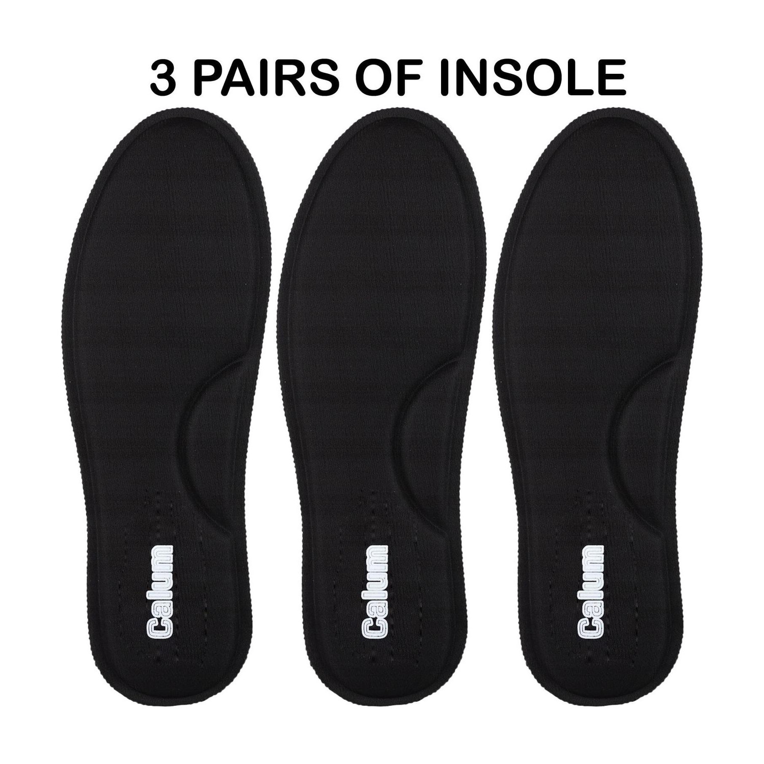 Image of ASTARZ Memory Foam Shoe Insoles Comfortable Insoles Supports Heel Insole (Black)