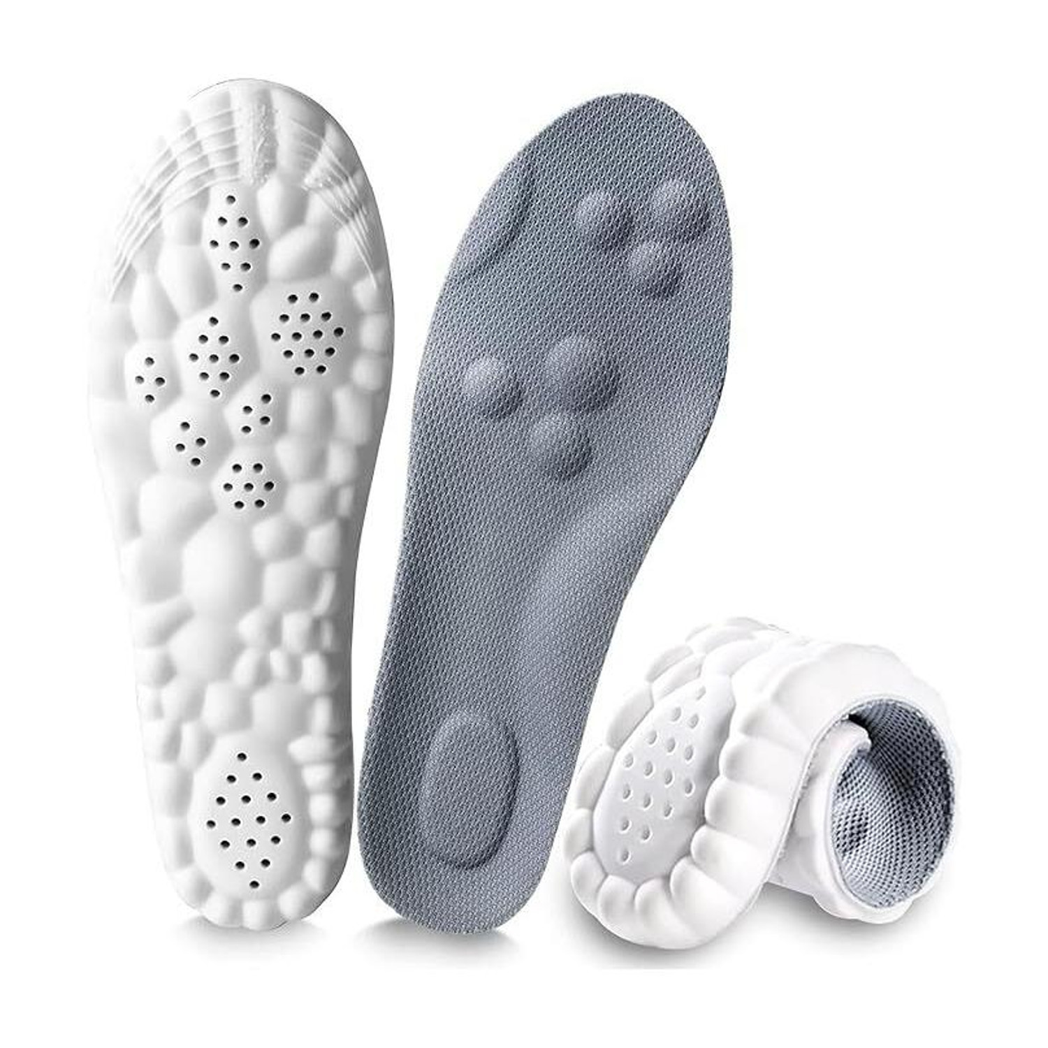 Image of ASTARZ Memory Foam Shoe Insoles Comfortable Insoles Supports Heel Insole (Black)