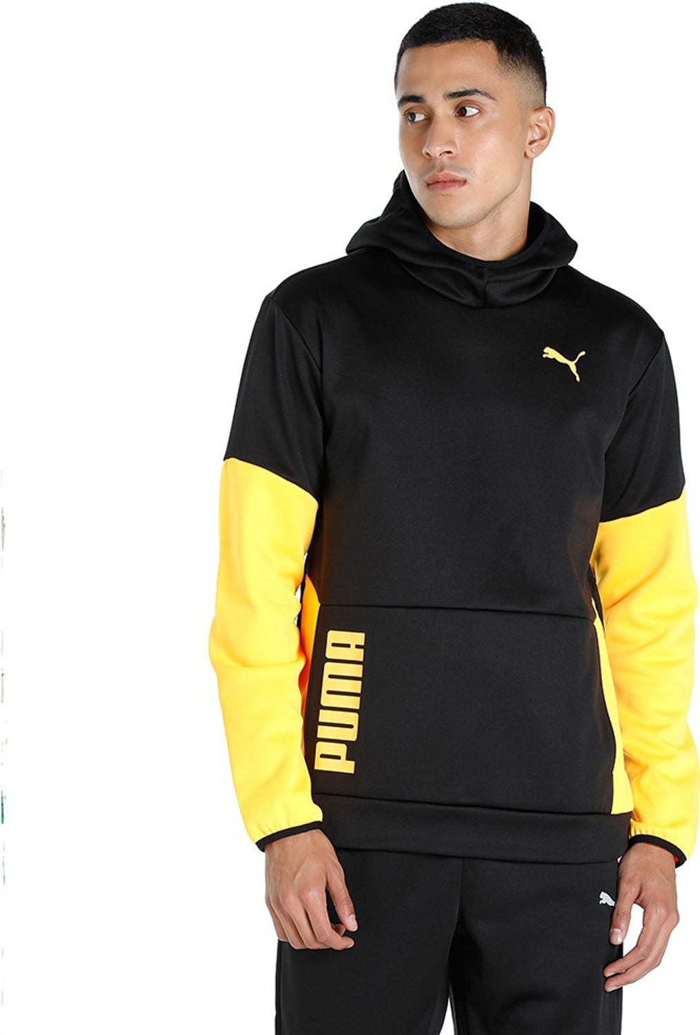 Image of PUMA Men Full Sleeve Color Block Sweatshirt