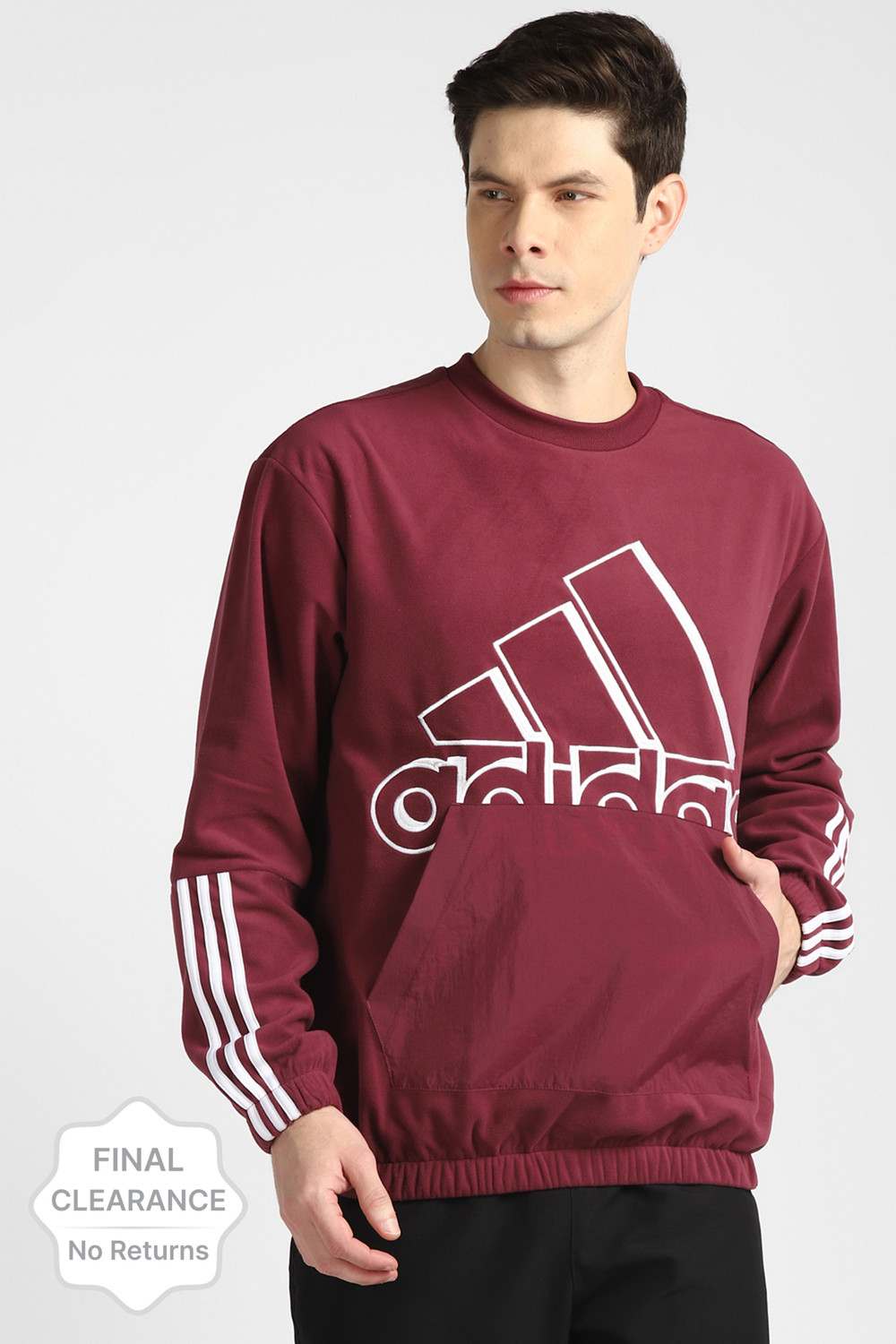 Adidas full sleeve sweatshirt hot sale