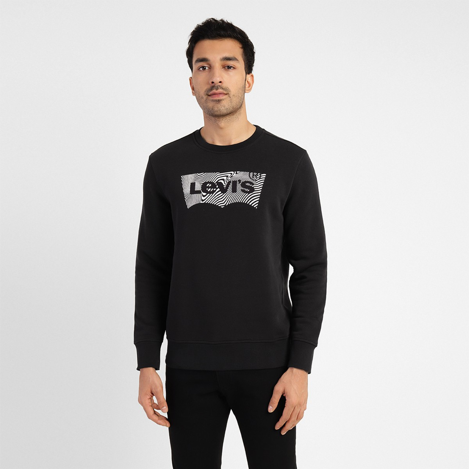 LEVI S Full Sleeve Graphic Print Men Sweatshirt Price History
