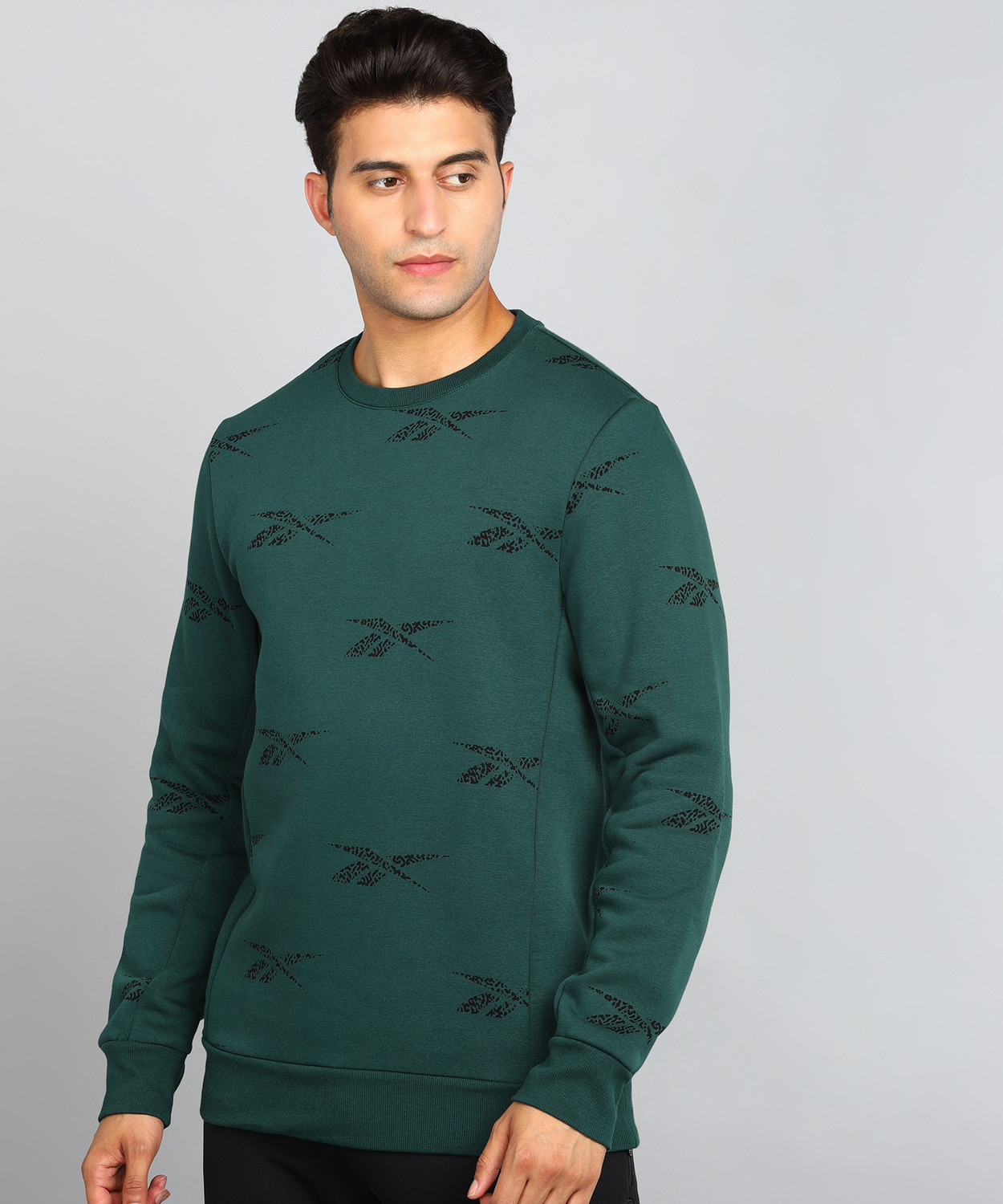 REEBOK Full Sleeve Printed Men Sweatshirt - Price History