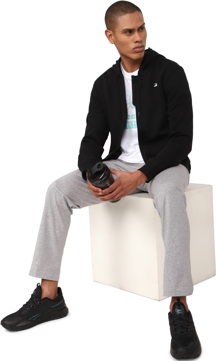 Reebok full sleeve solid men's sweatshirt 2025