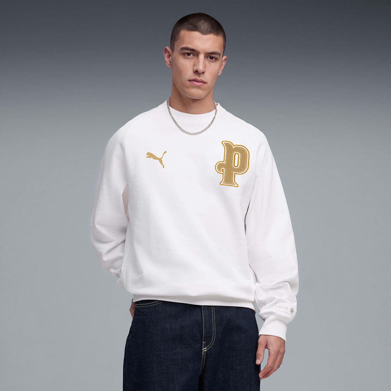 Image of PUMA Men Full Sleeve Graphic Print Hooded Sweatshirt