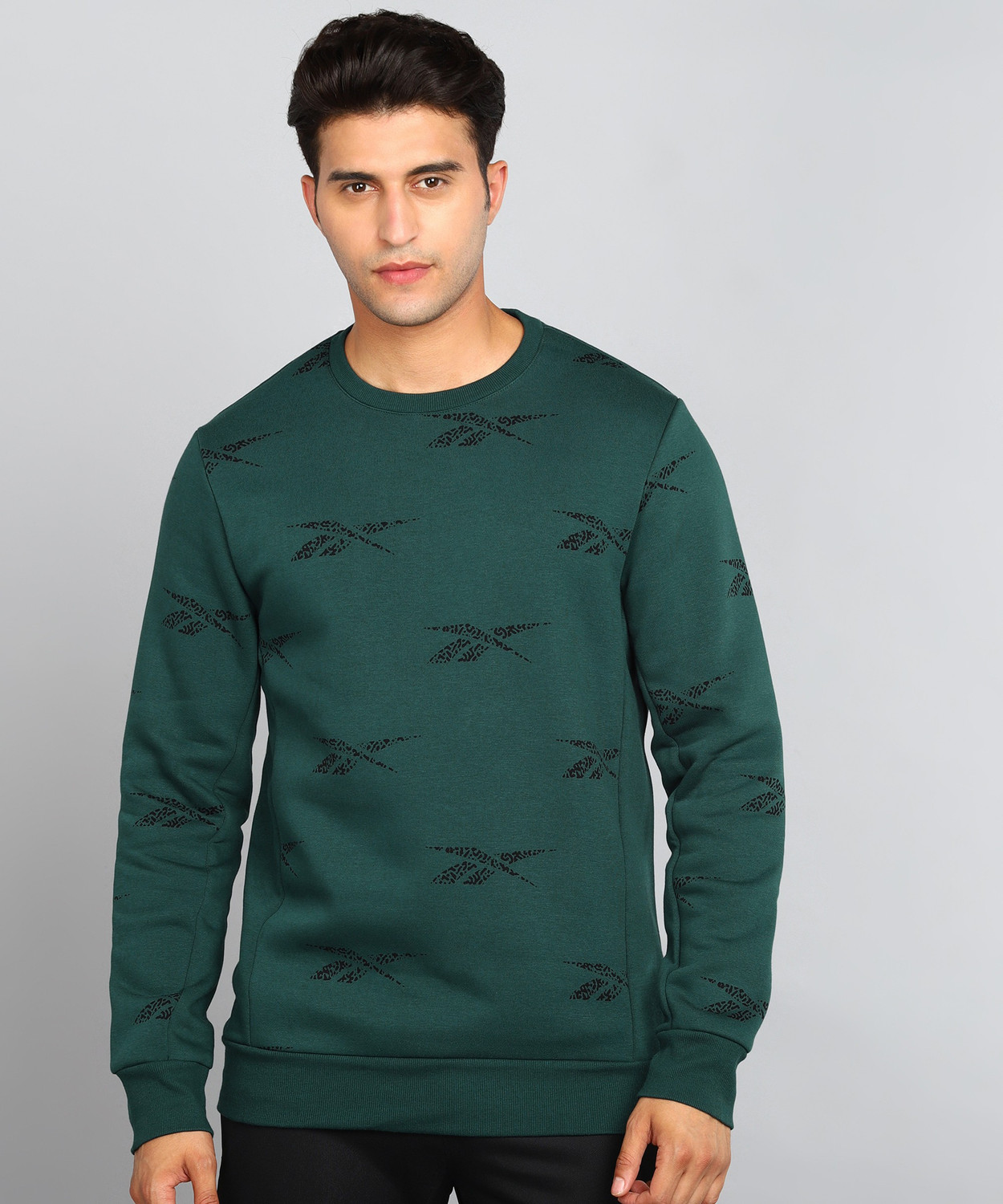 REEBOK Full Sleeve Printed Men Sweatshirt Price History