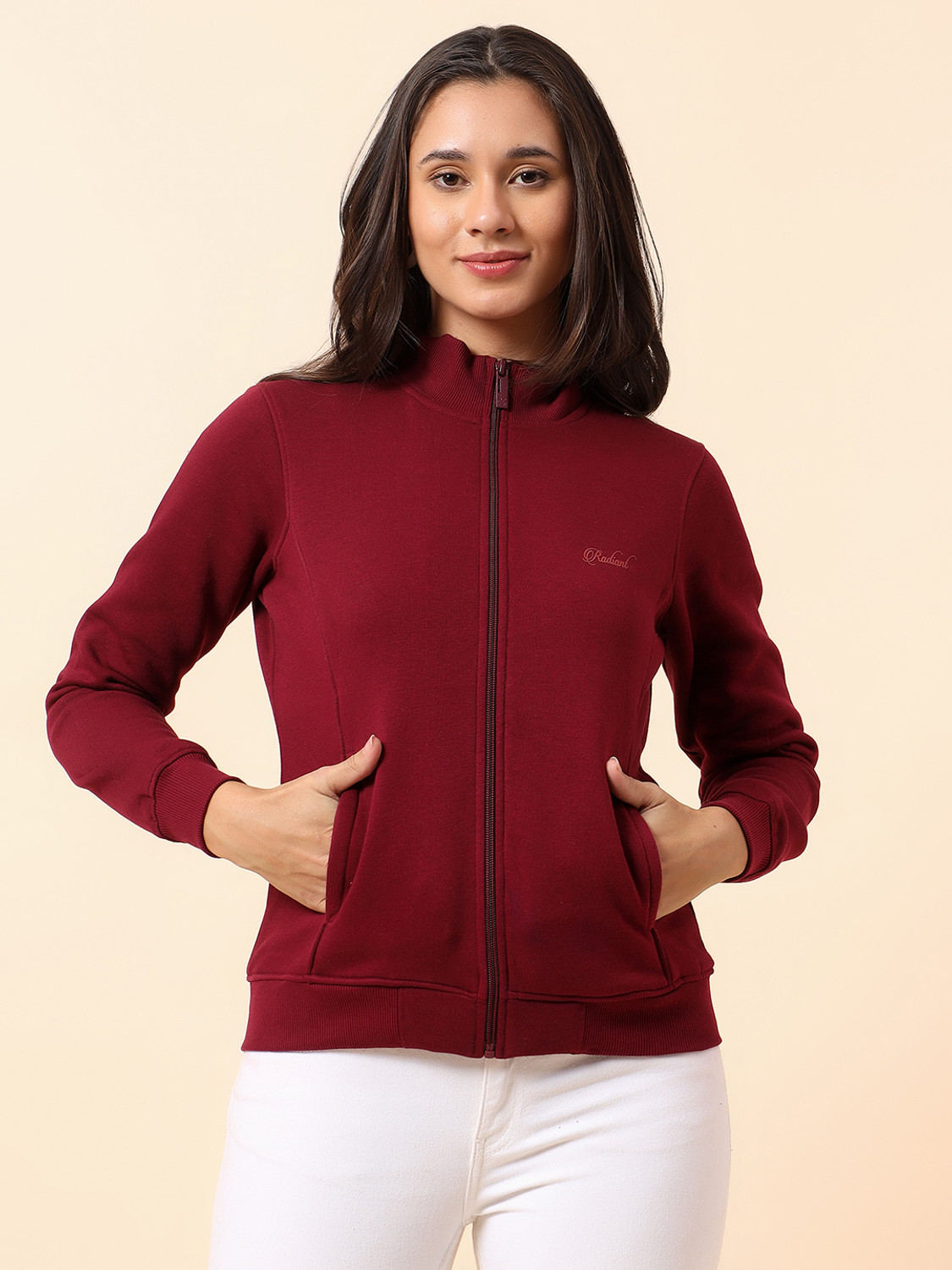 Image of CANTABIL Women Full Sleeve Printed Sweatshirt